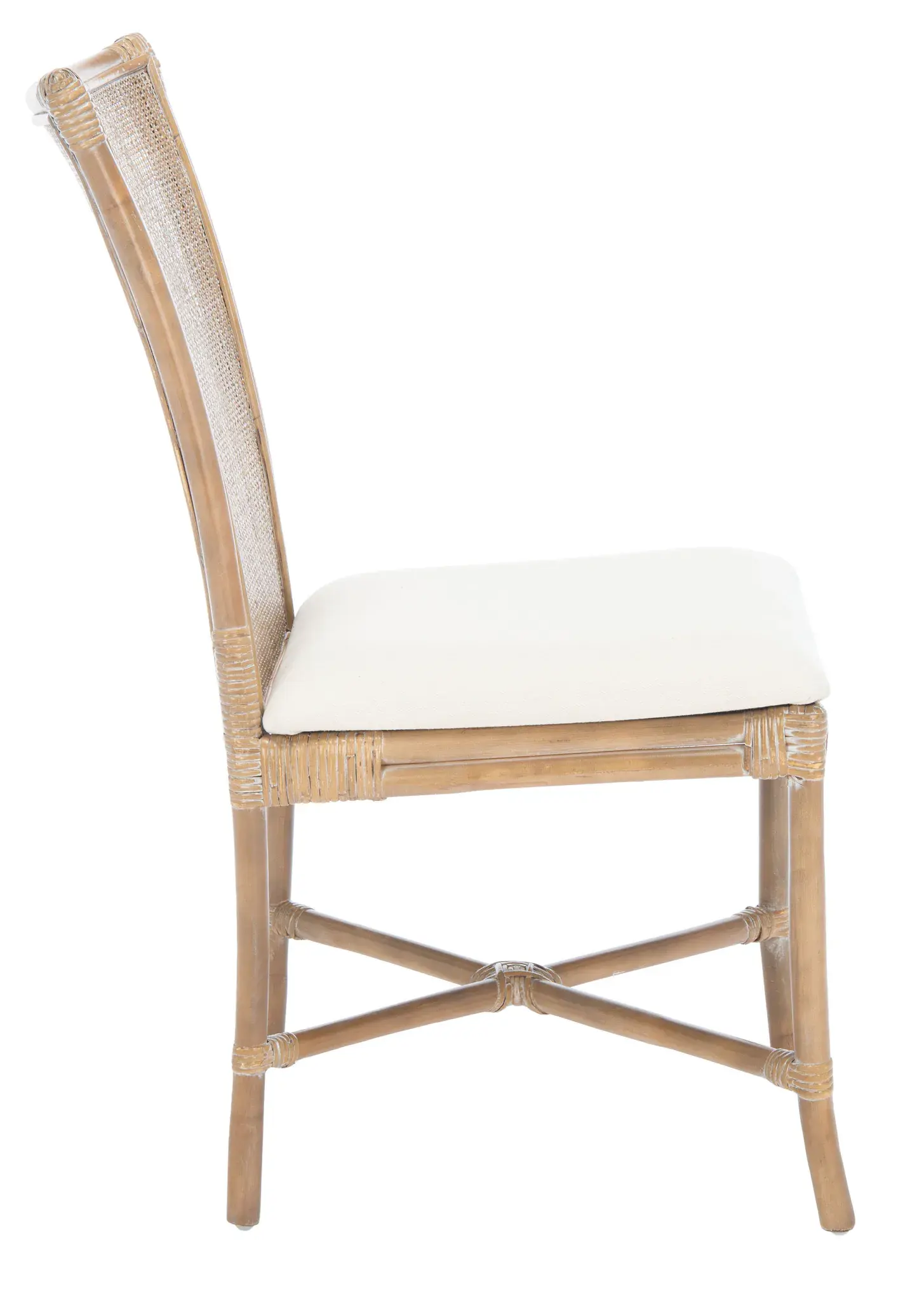 Chiara Rattan Accent Chair With Cushion (Set of 2)