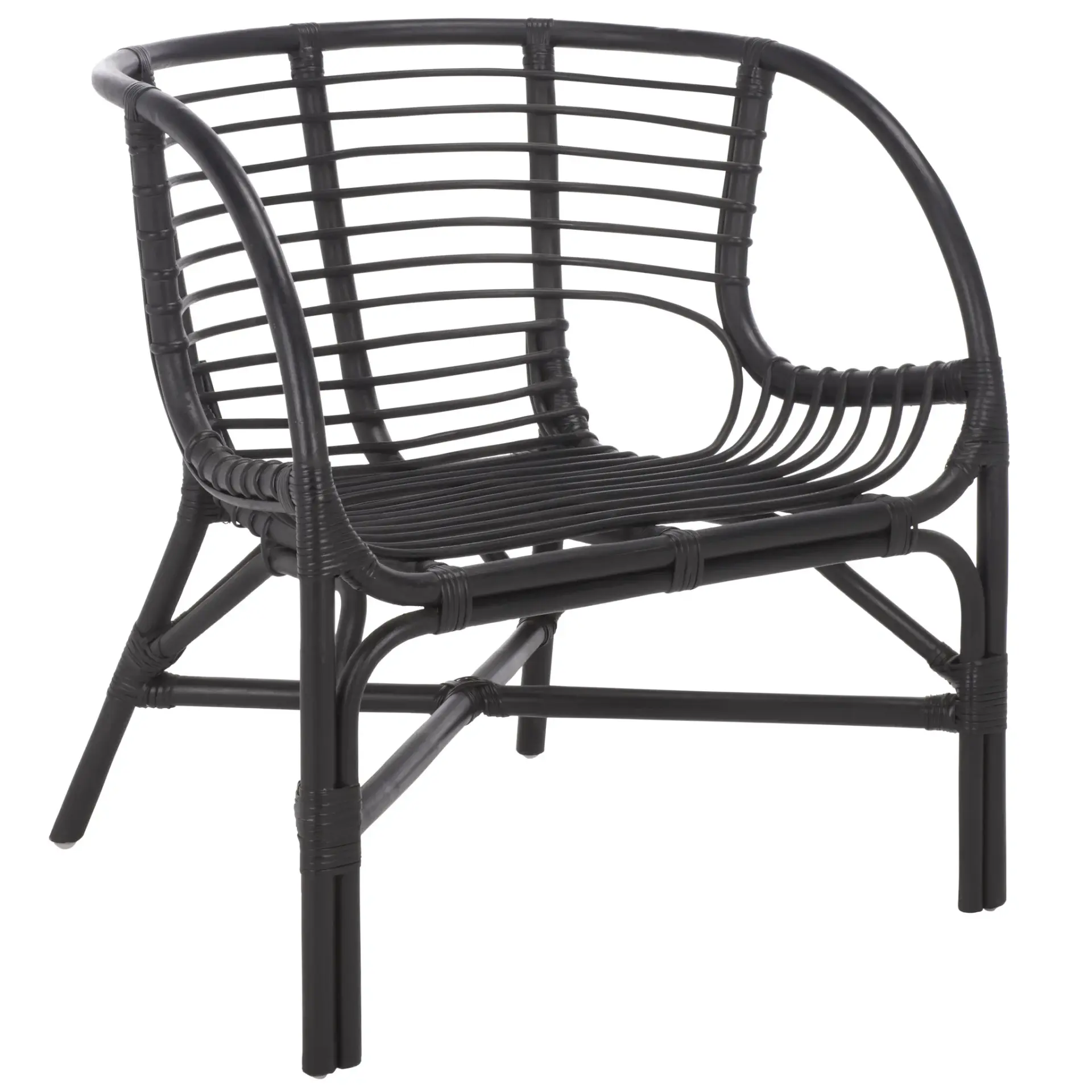 Valeriya Woven Rattan Arm Chair
