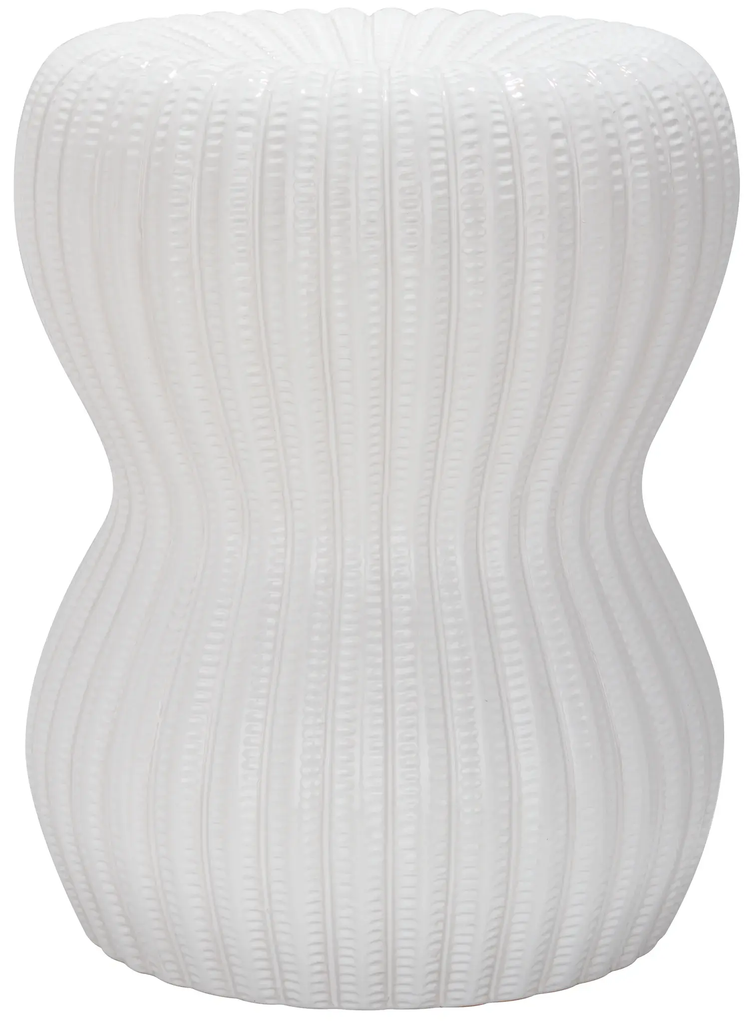 Hour Glass Garden Stool