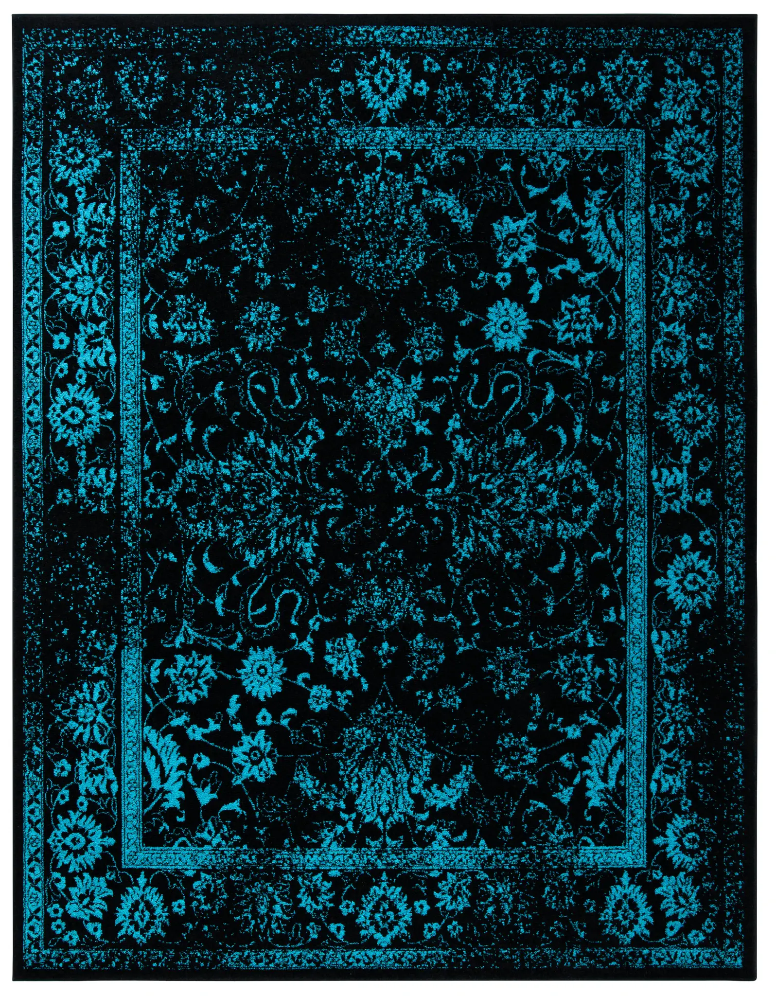 Adirondack Bordered Floral Rug