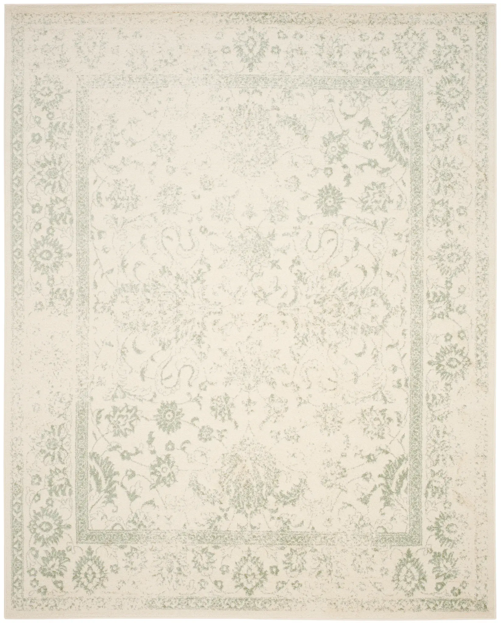 Adirondack Bordered Floral Rug