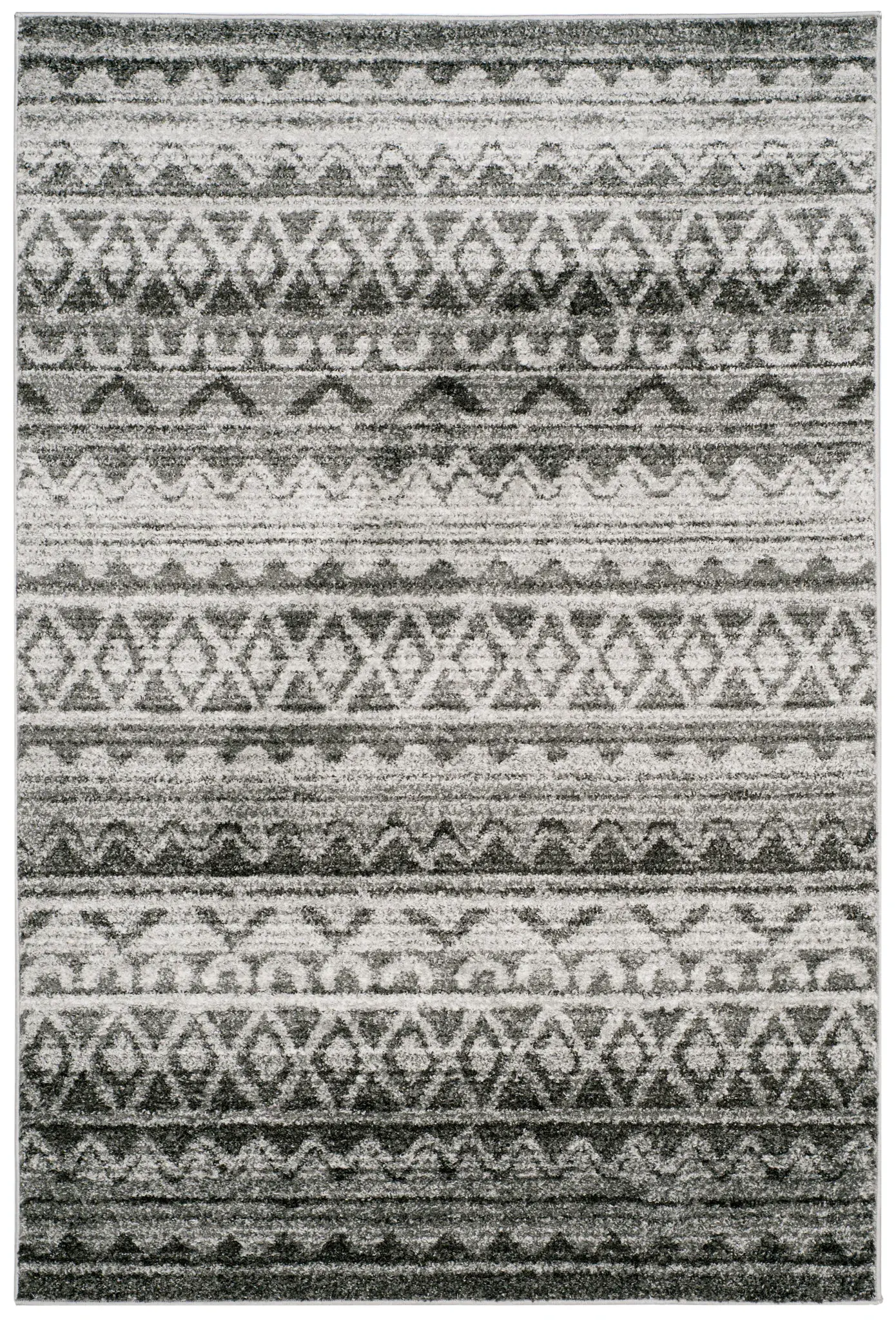 Adirondack Banded Diamond Rug