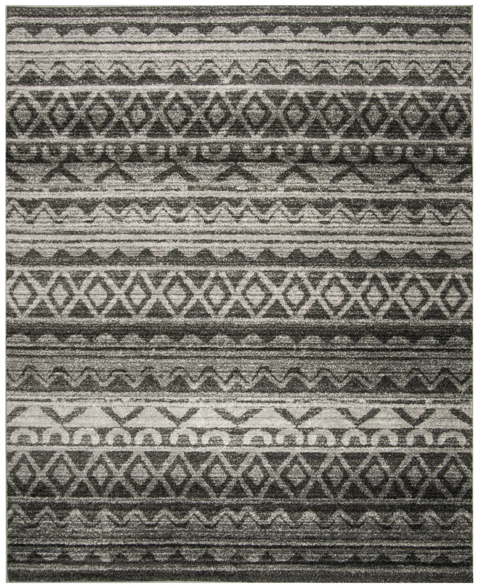 Adirondack Banded Diamond Rug