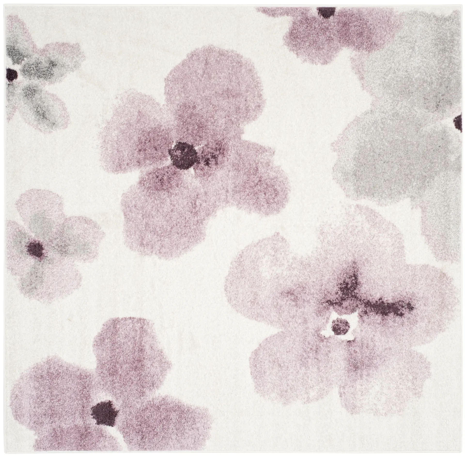 Adirondack Watercolor Floral Rug