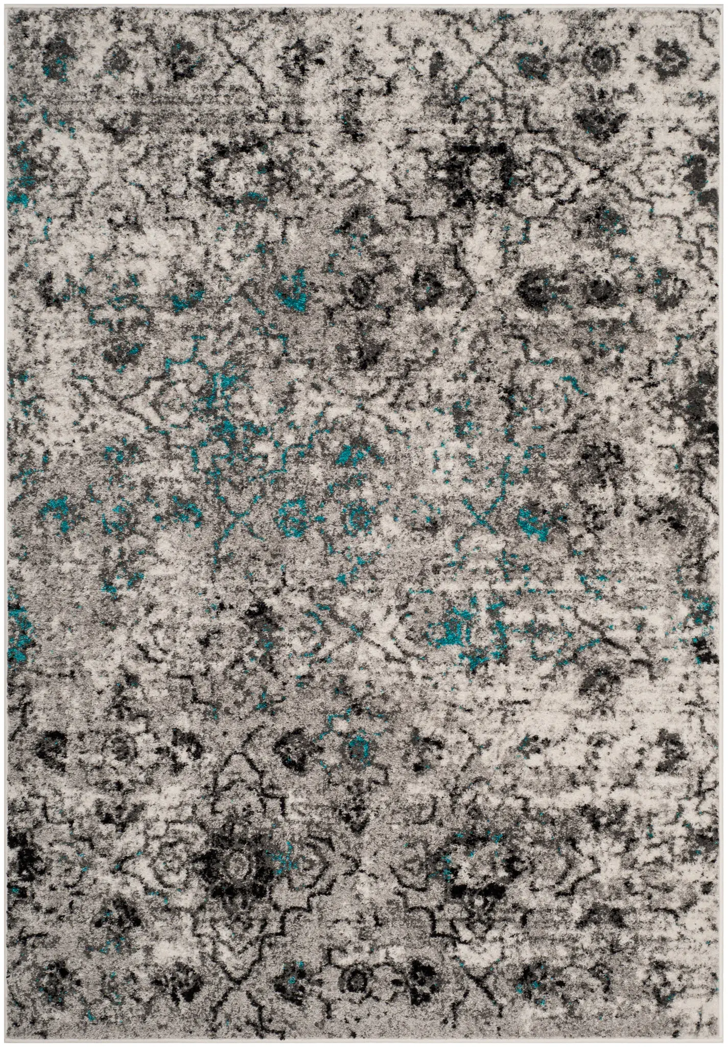 Adirondack Distressed Medallion Rug