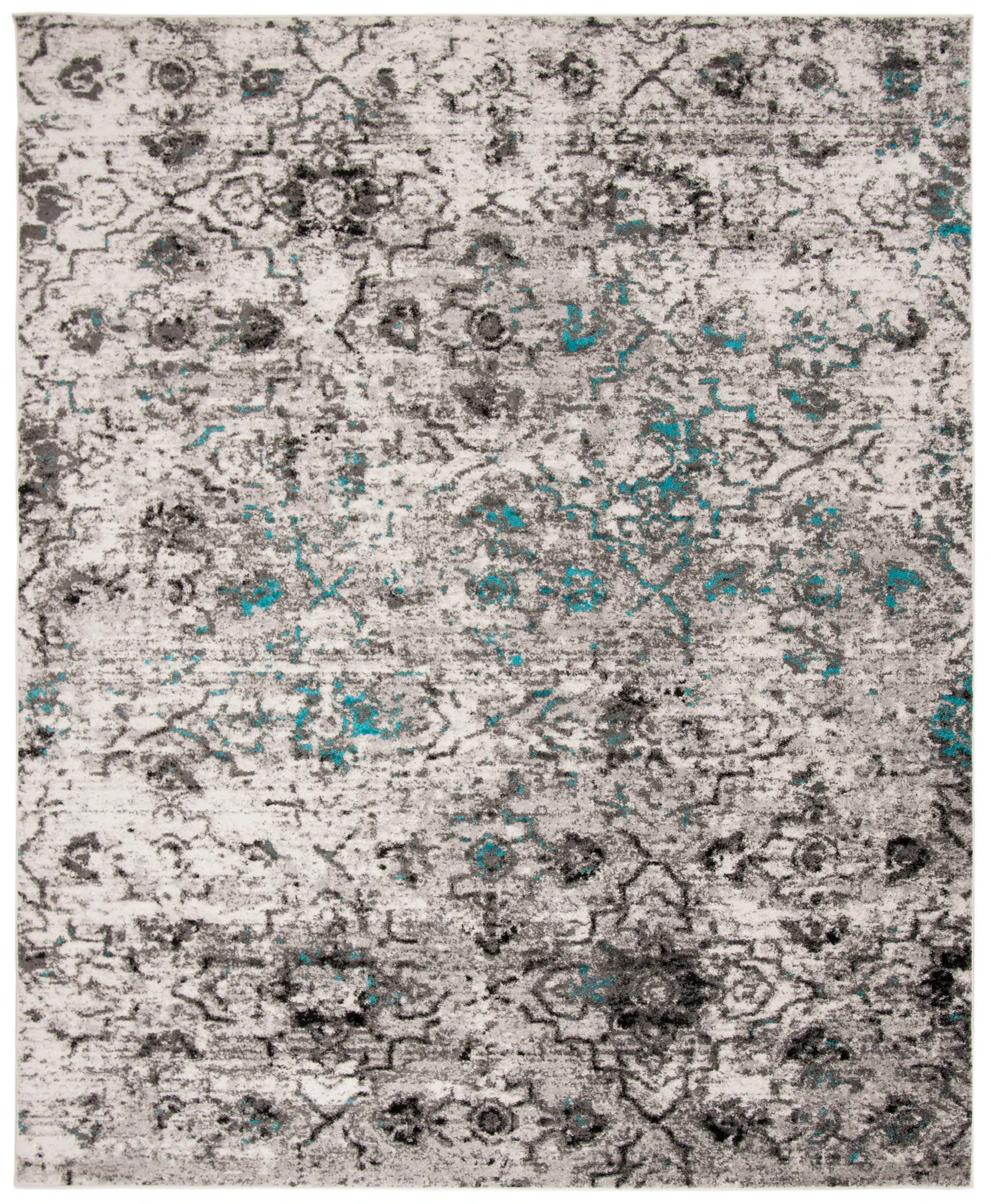 Adirondack Distressed Medallion Rug