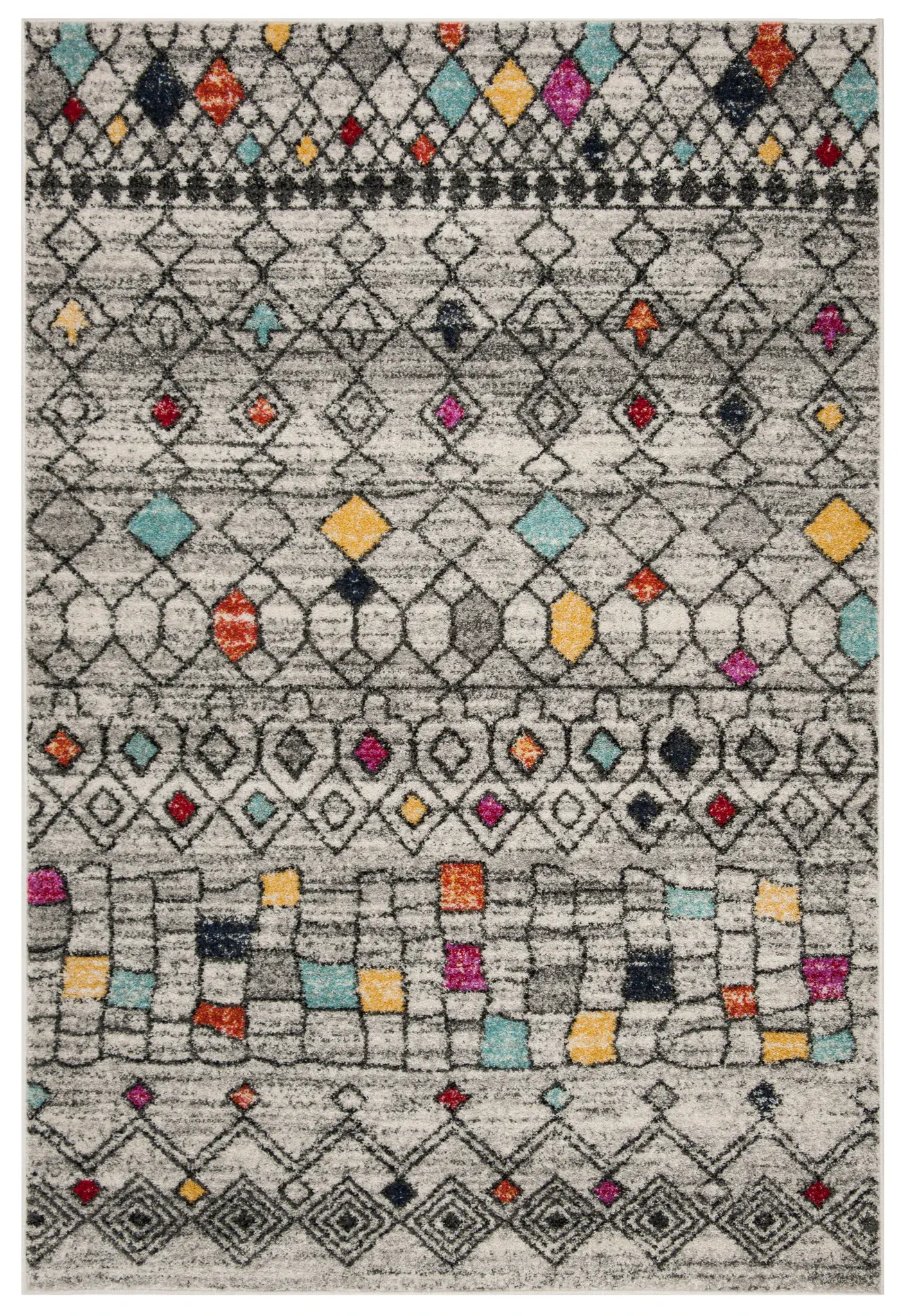 Adirondack Banded Geometric Rug