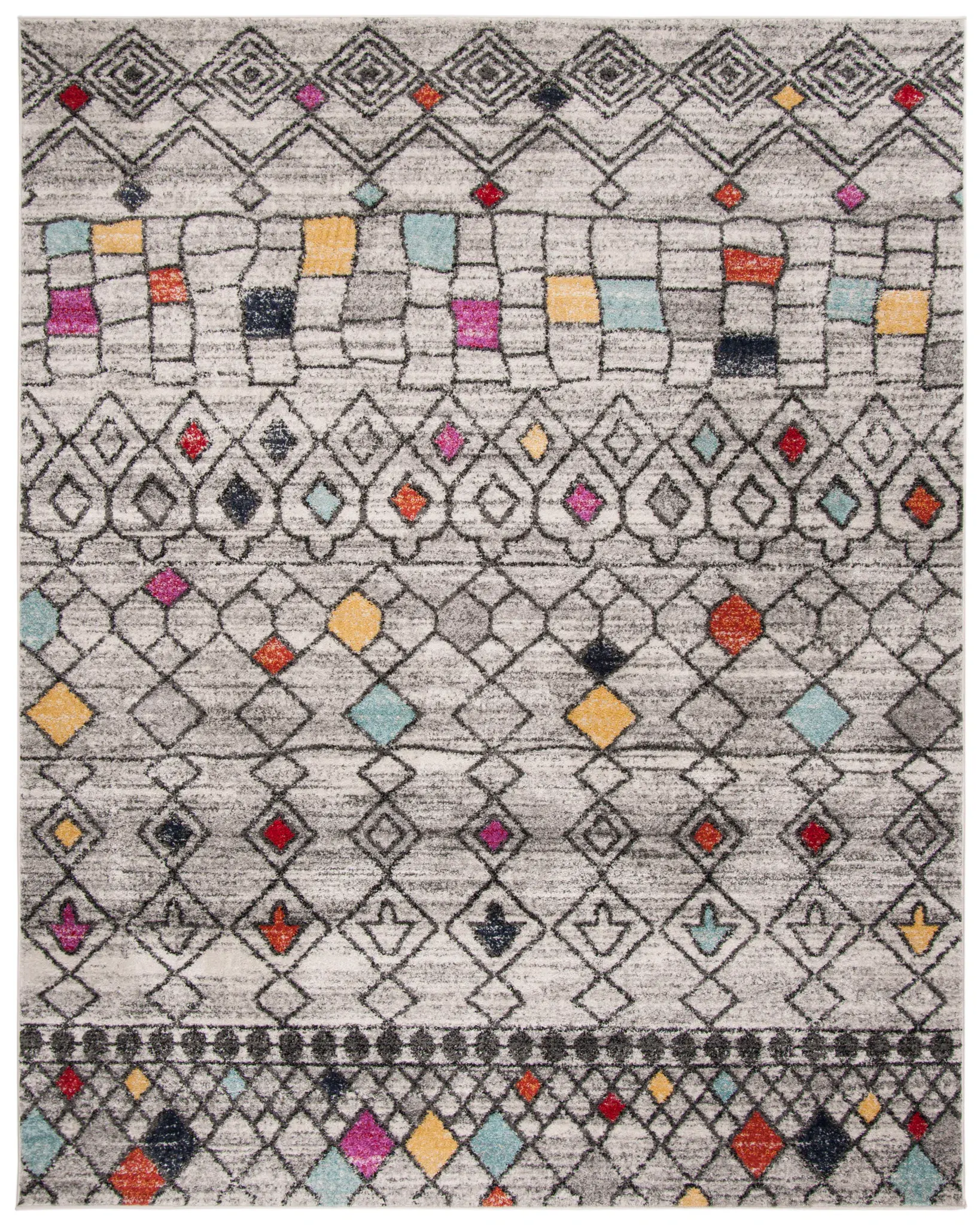 Adirondack Banded Geometric Rug