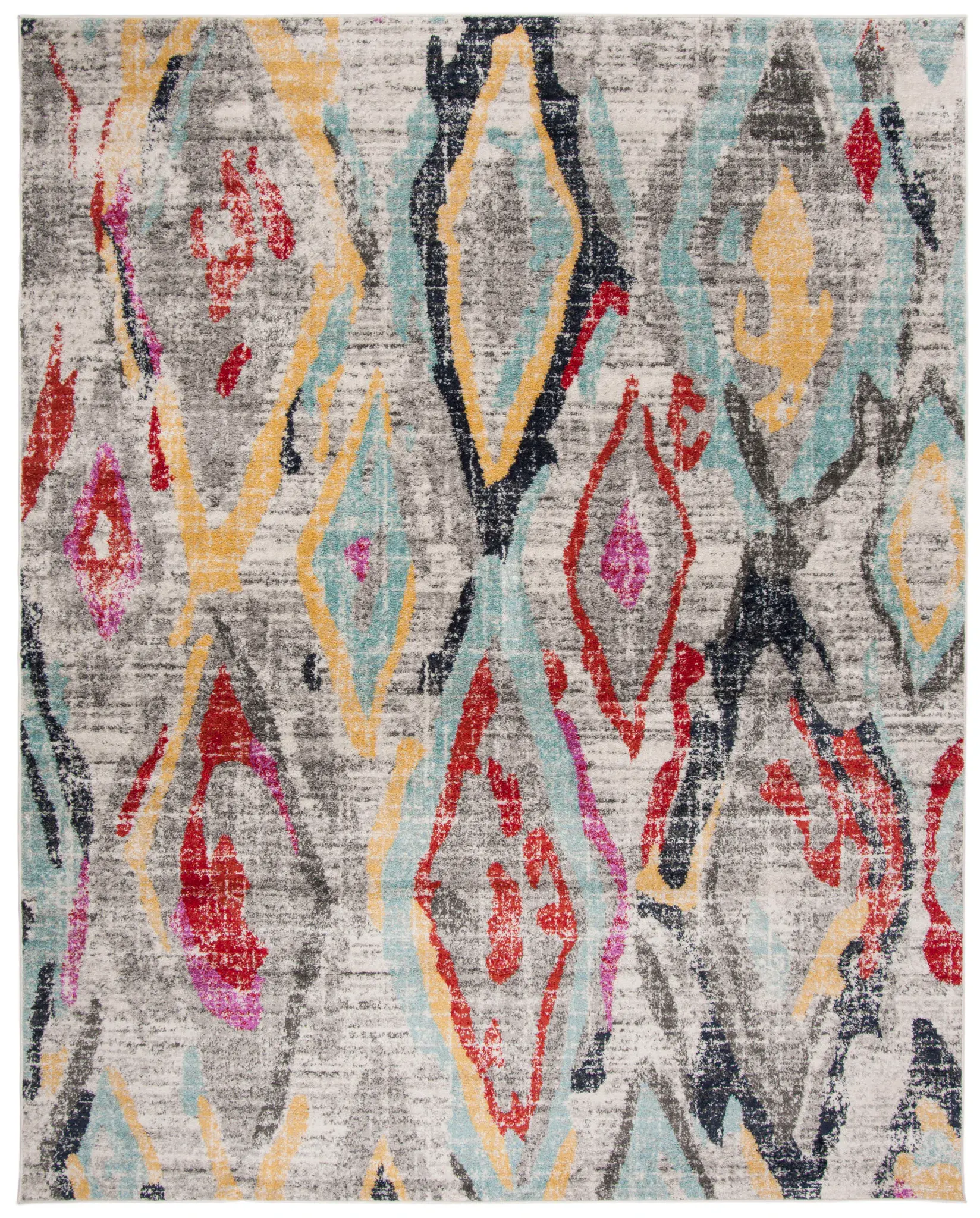 Adirondack Distressed Diamond Rug