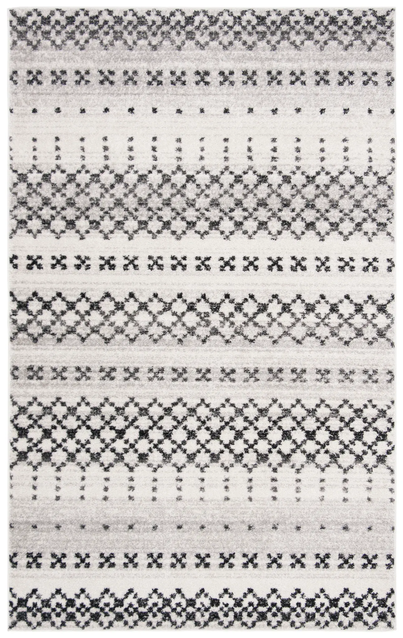 Adirondack Banded Cross Geometric Rug