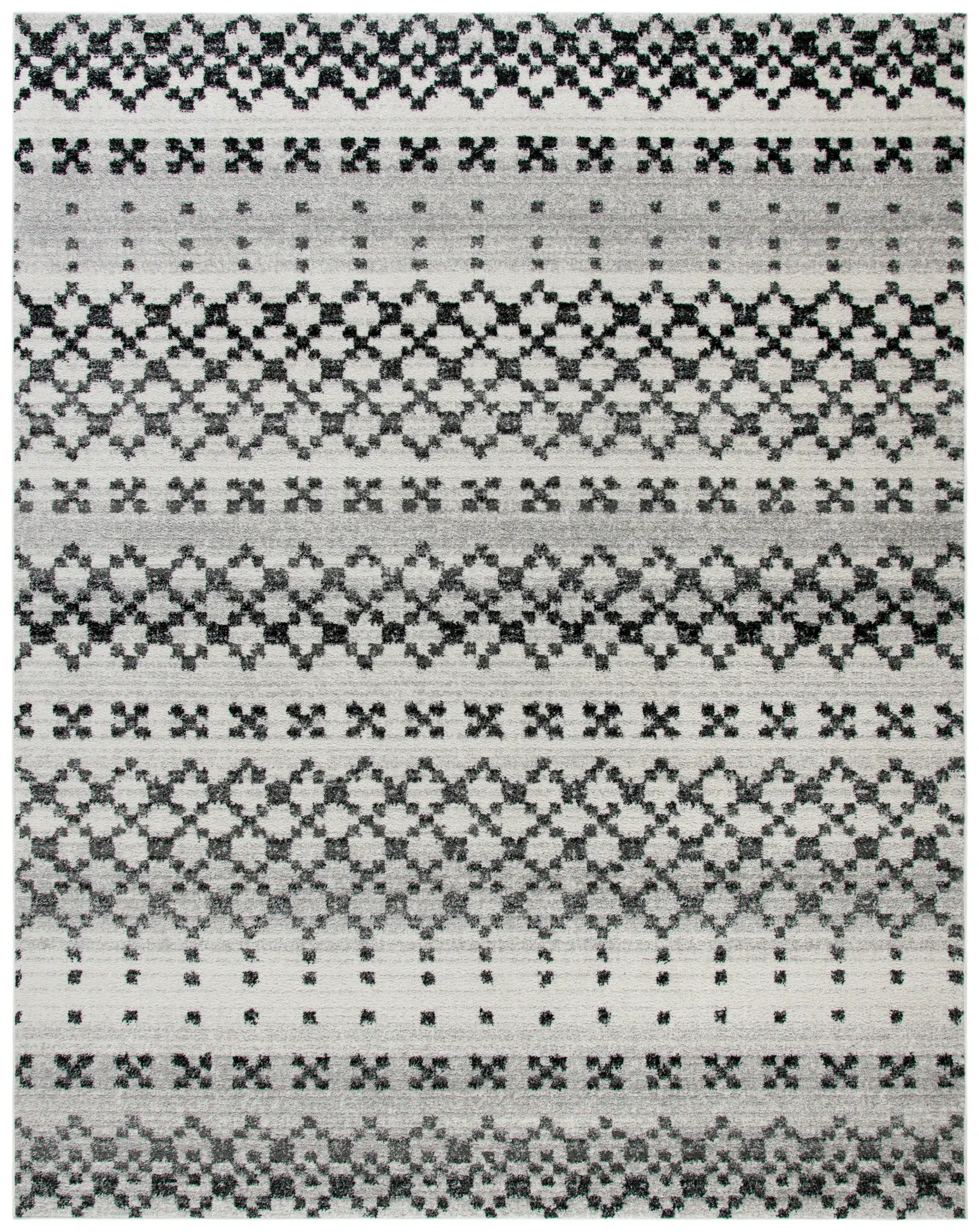 Adirondack Banded Cross Geometric Rug