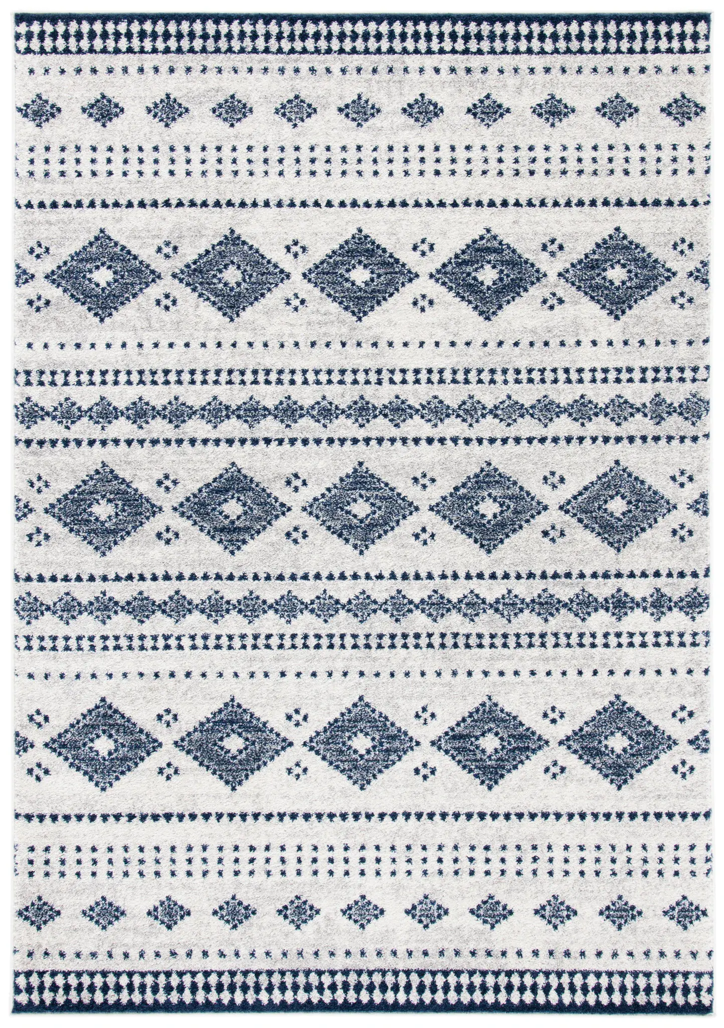 Adirondack Tribal Banded Diamond Rug
