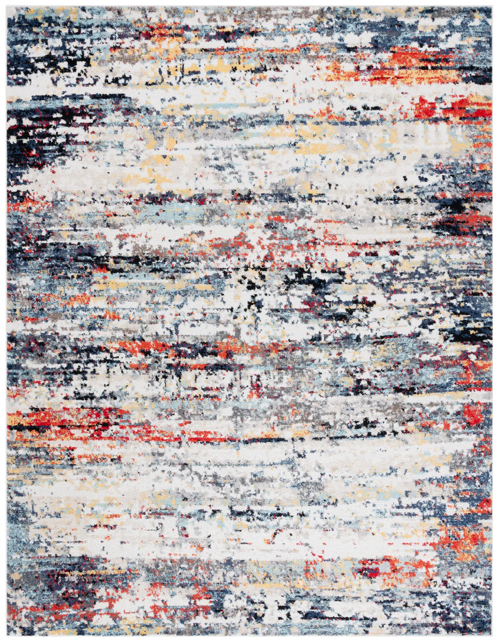 Adirondack Distressed Stripe Rug