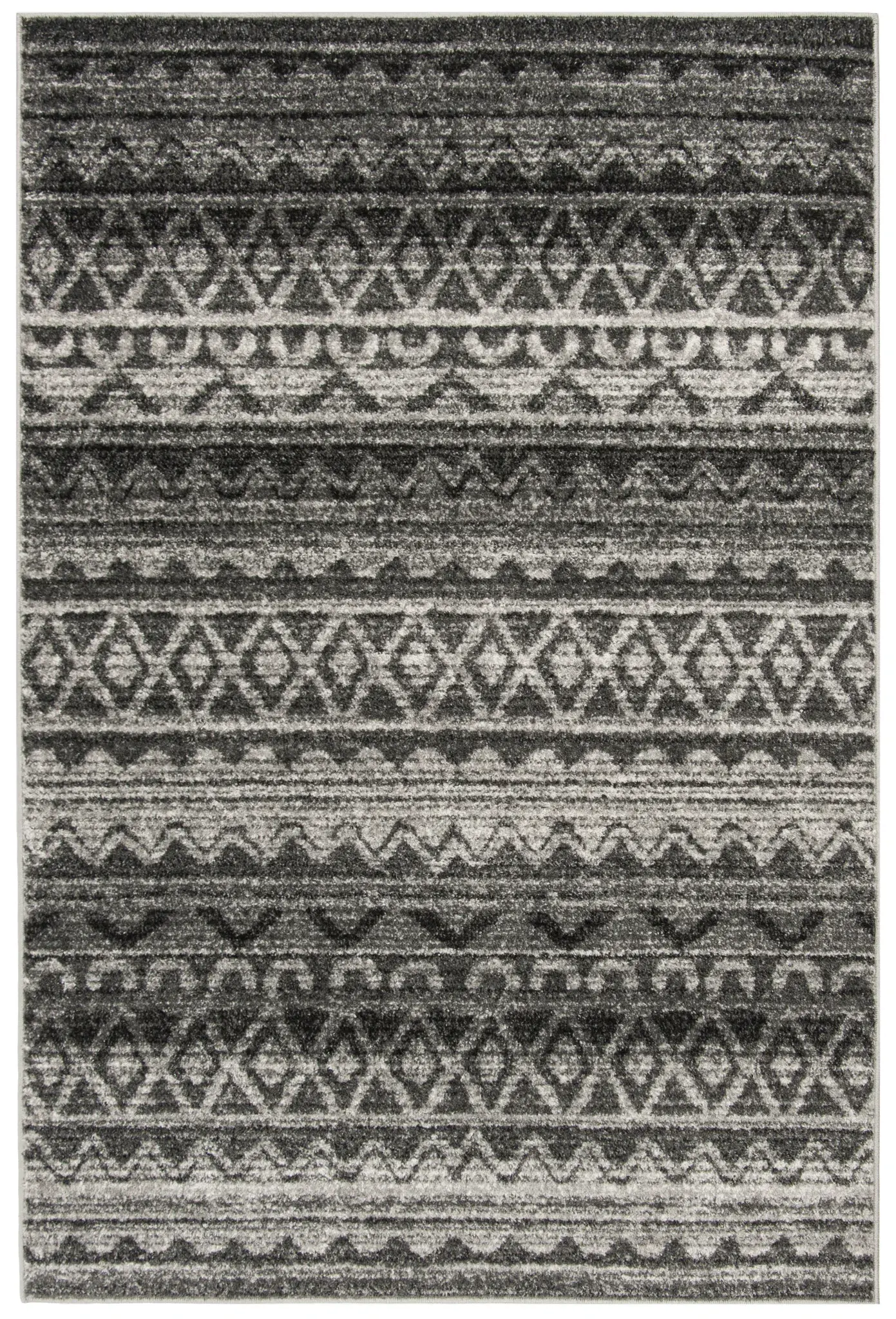 Adirondack Banded Diamond Rug