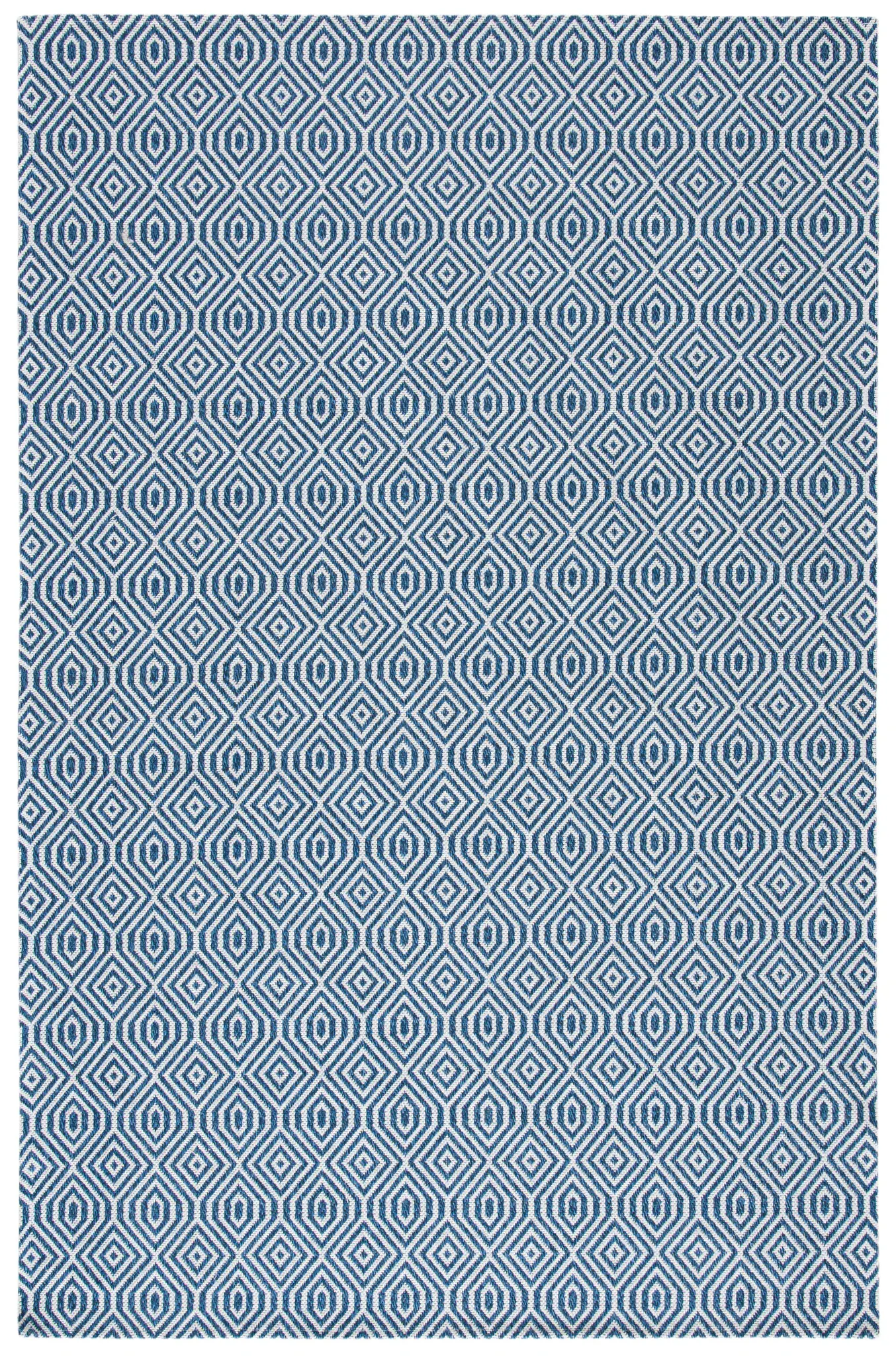 Augustine Concentric Diamond Cotton Rug