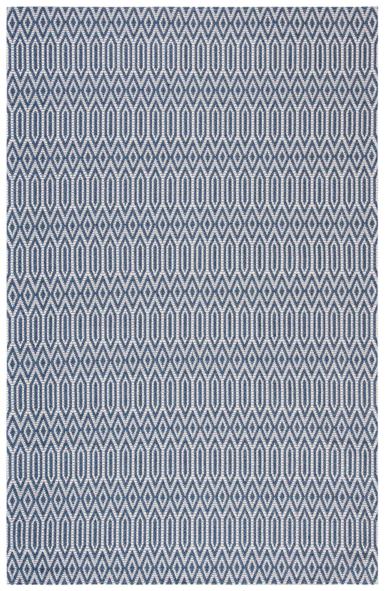 Augustine Elongated Diamond Cotton Rug