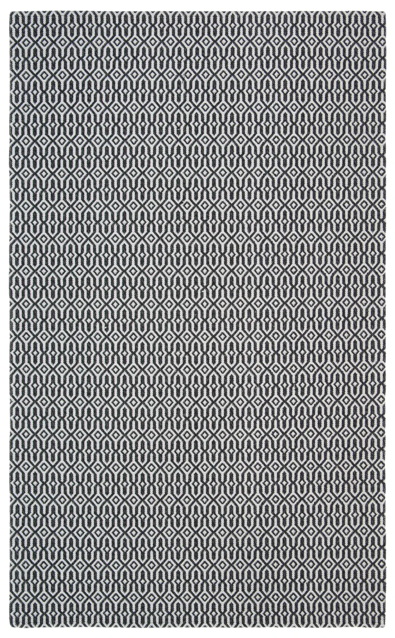 Augustine Diamond Lattice Cotton Rug