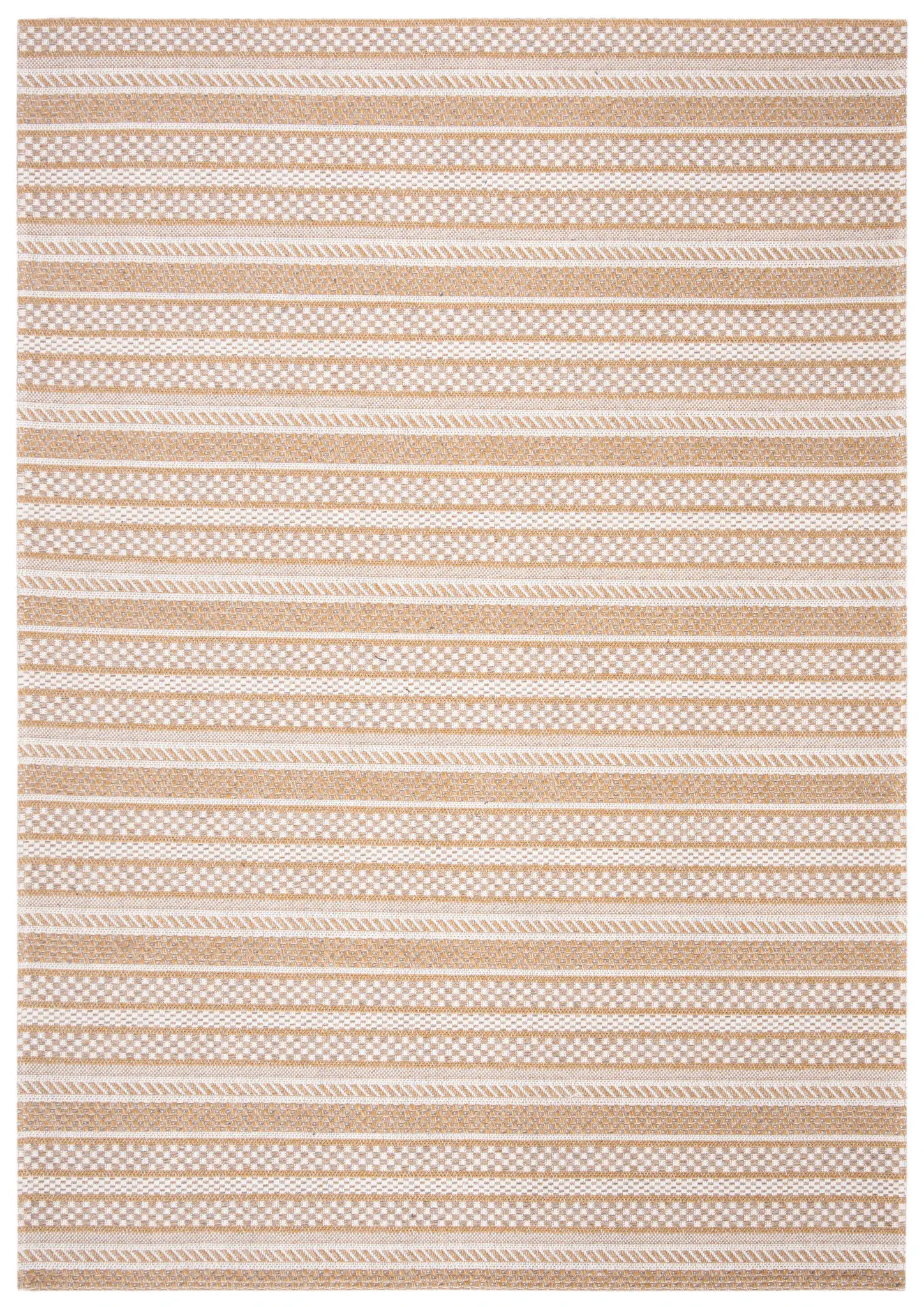Augustine Banded Stripe Cotton Rug