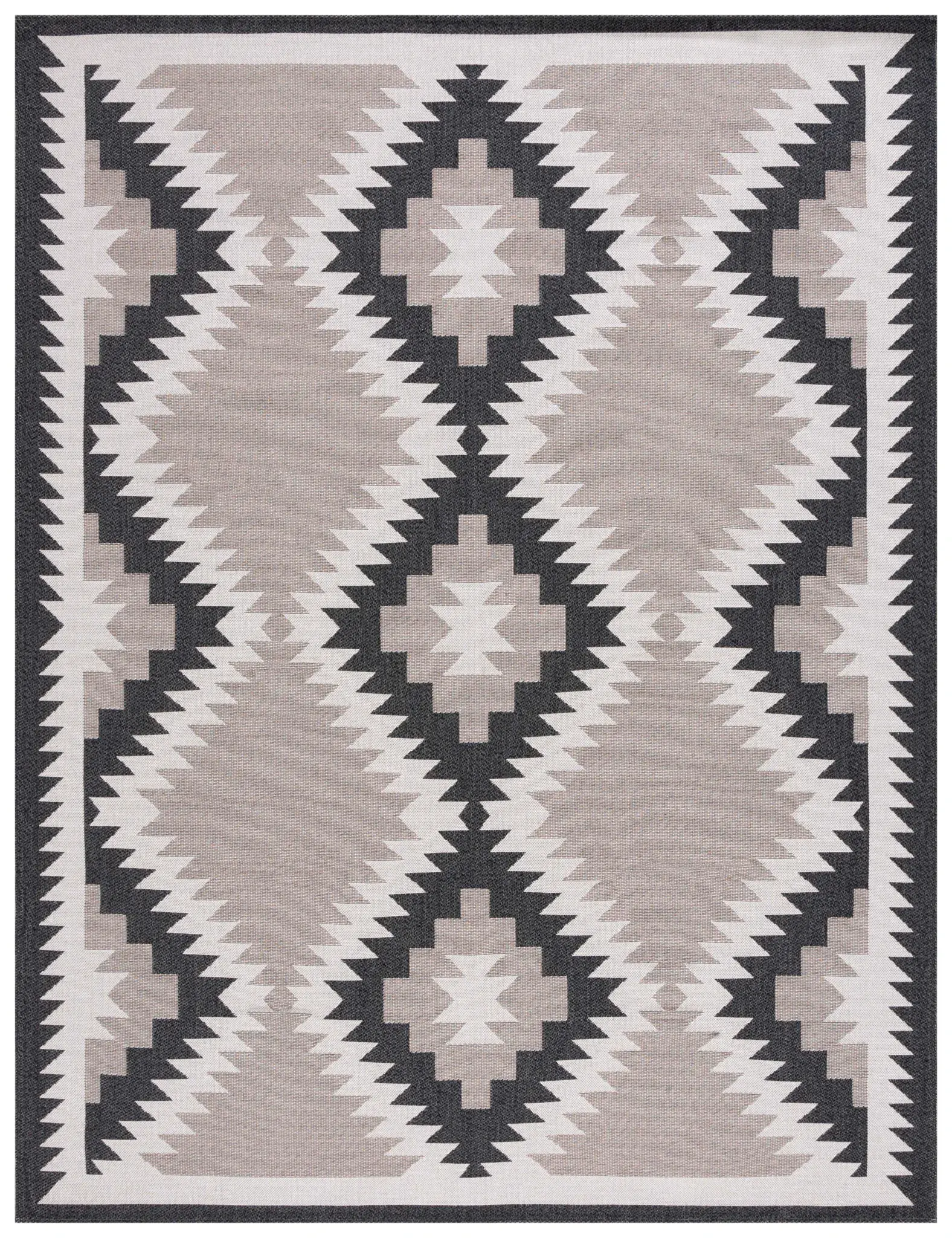Augustine Stepped Diamond Cotton Rug