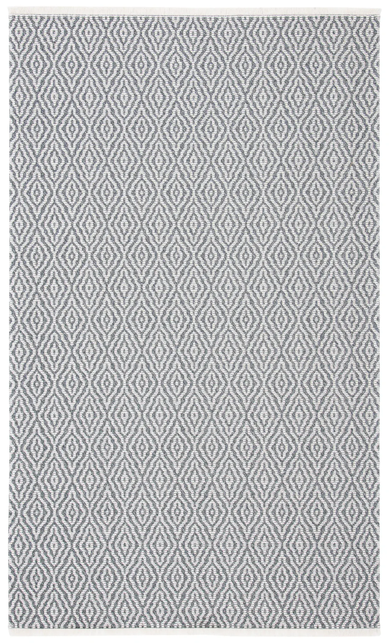 Augustine Concentric Diamond Cotton Rug
