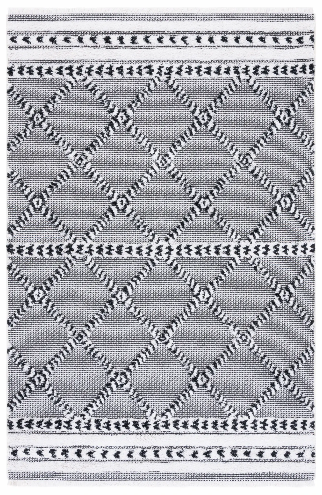Augustine Diamond Lattice Rug