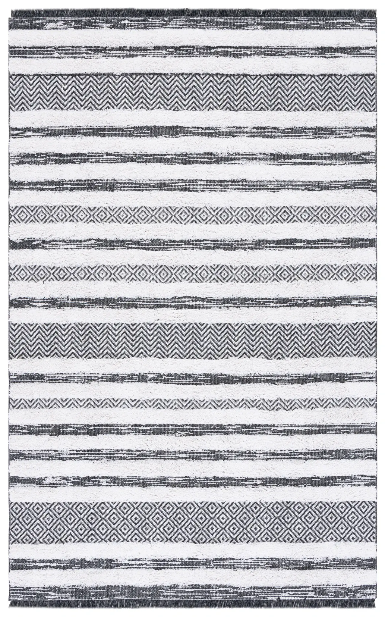 Augustine Banded Chevron Rug