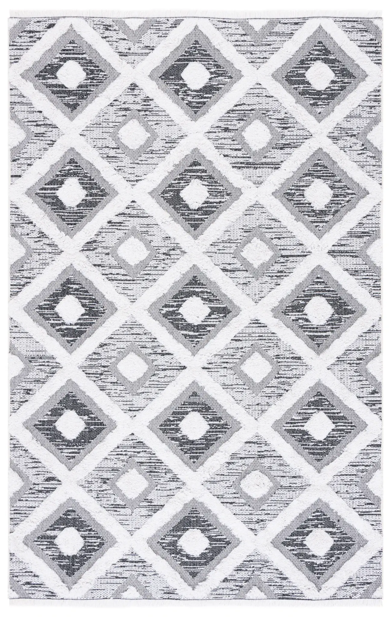 Augustine Diamond Grid Rug