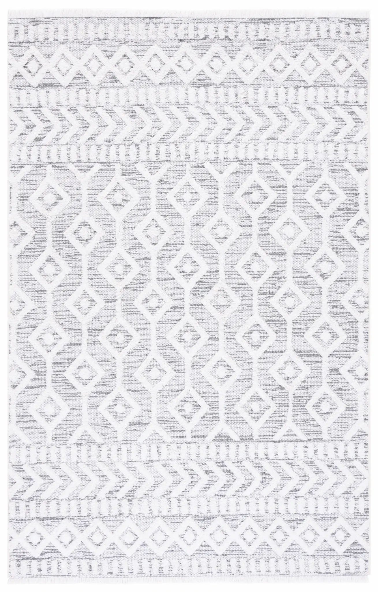 Augustine Banded Ogee Diamond Rug