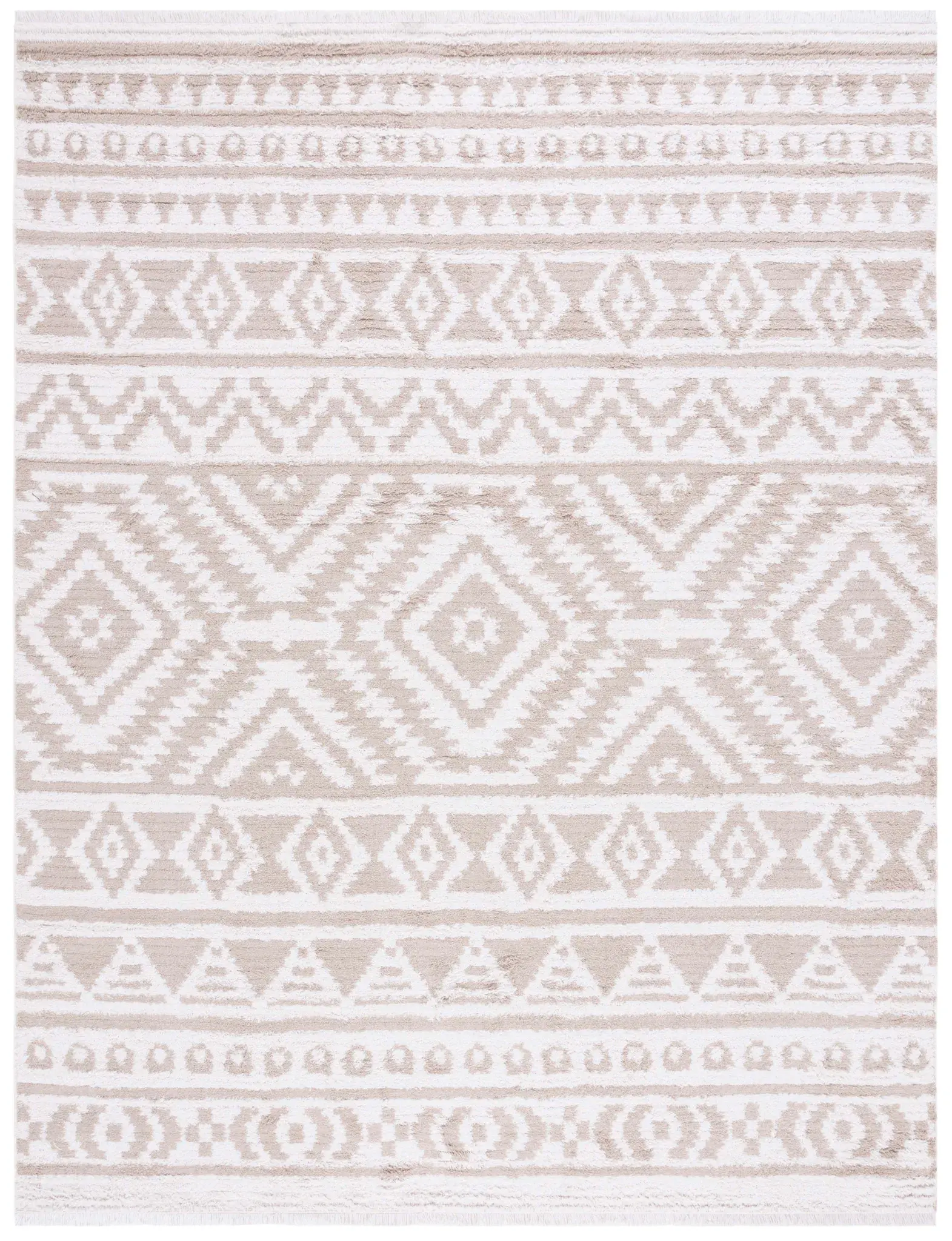 Augustine Southwestern Banded Diamond Rug