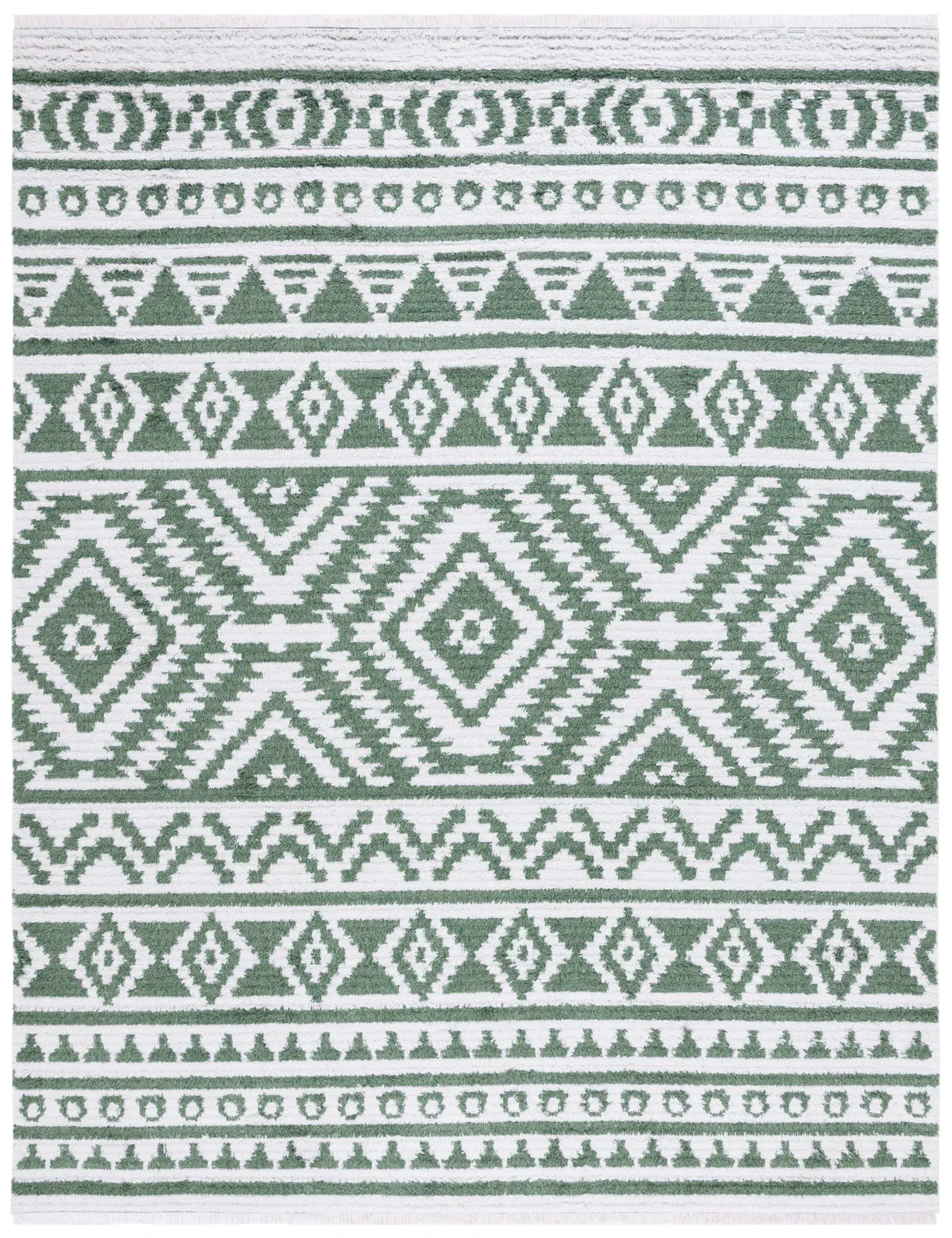 Augustine Southwestern Banded Diamond Rug