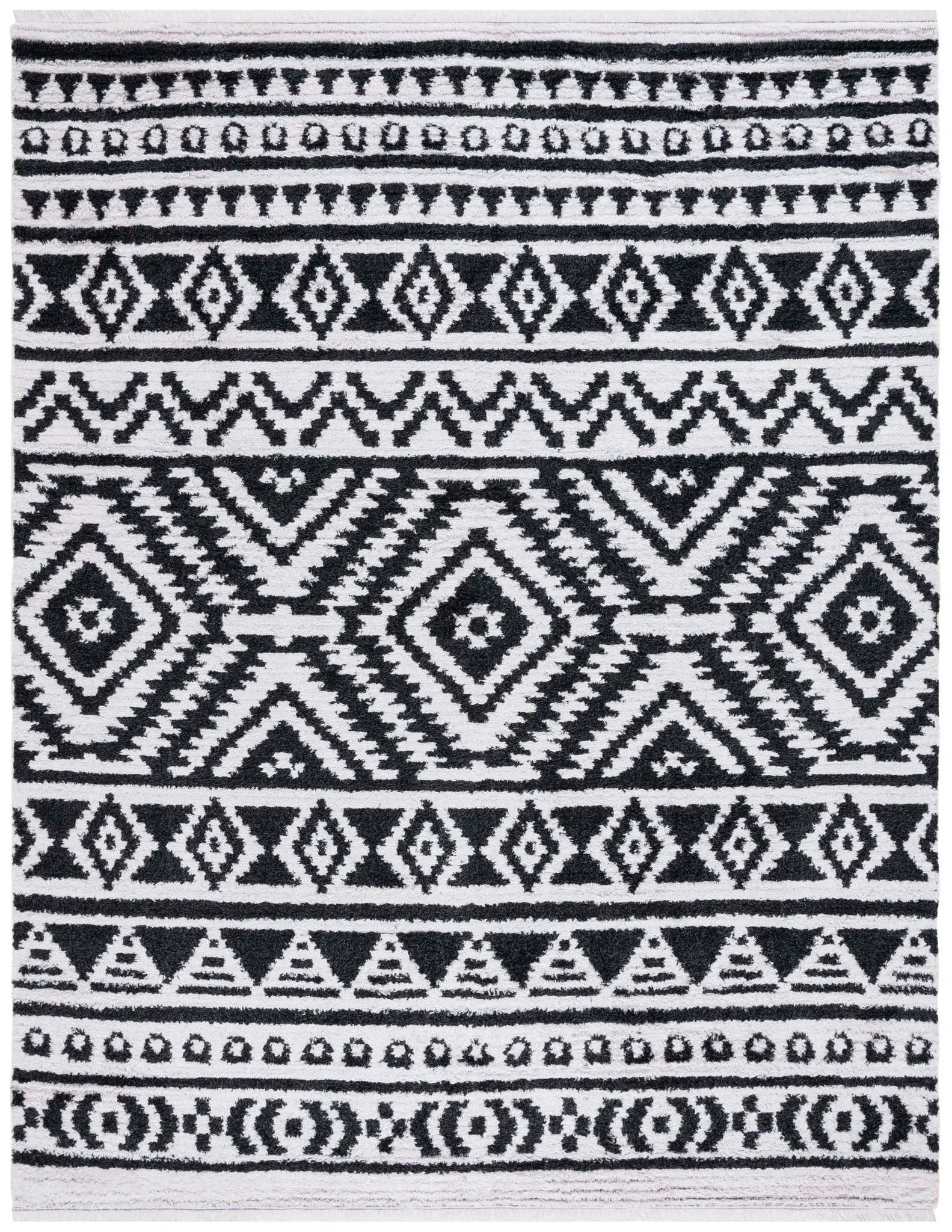Augustine Southwestern Banded Diamond Rug