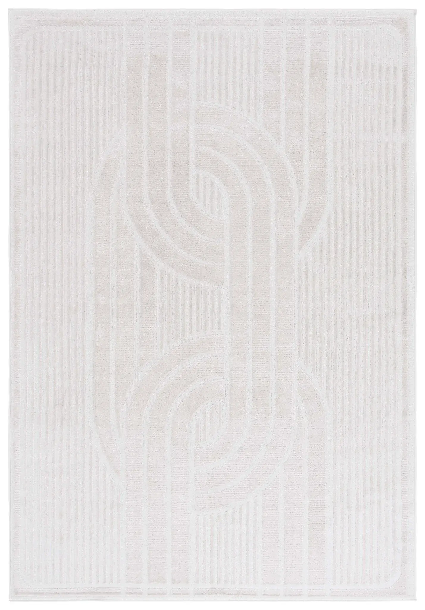 Archway Curved Geometric Rug