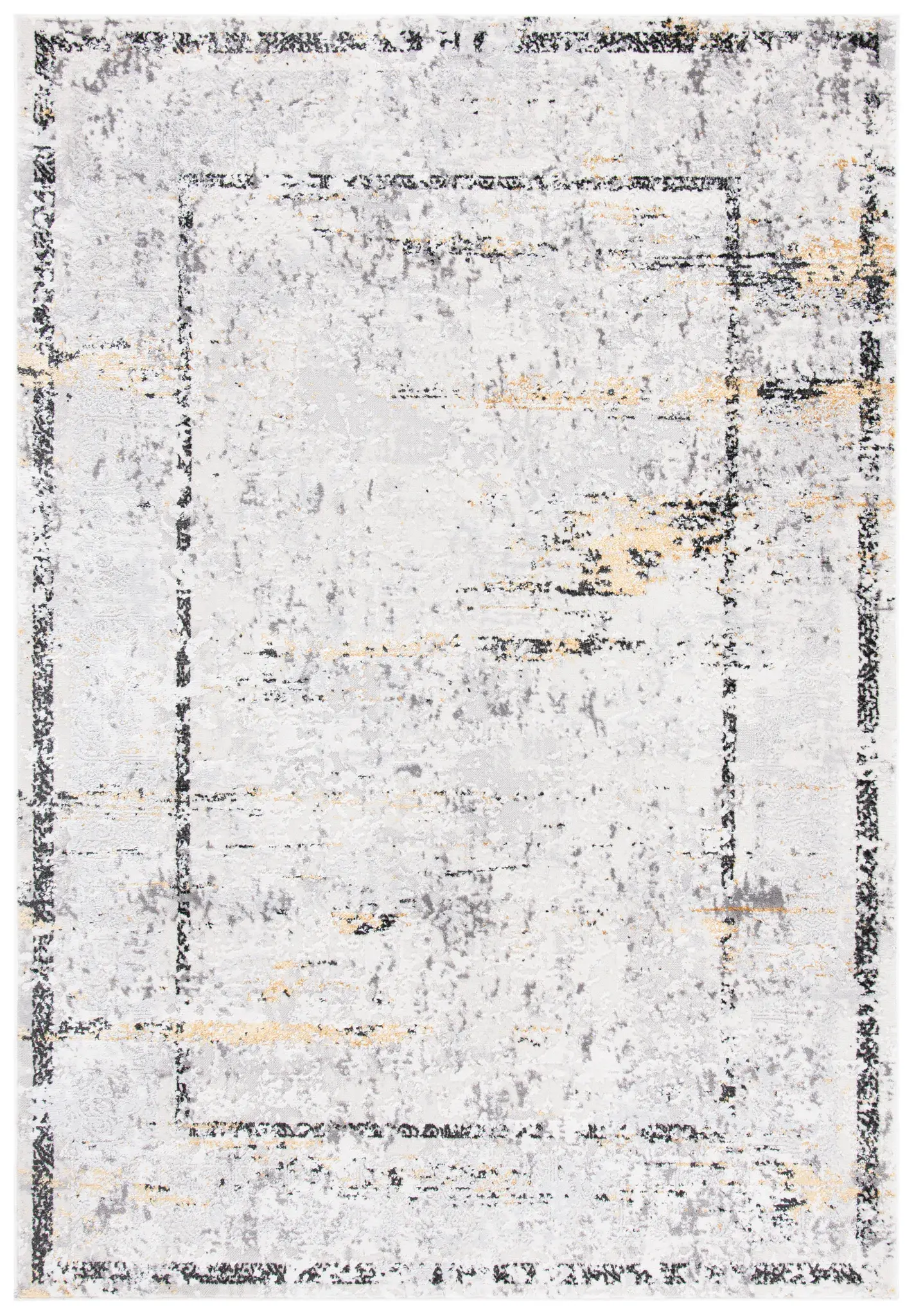 Amelia Abstract Border Rug