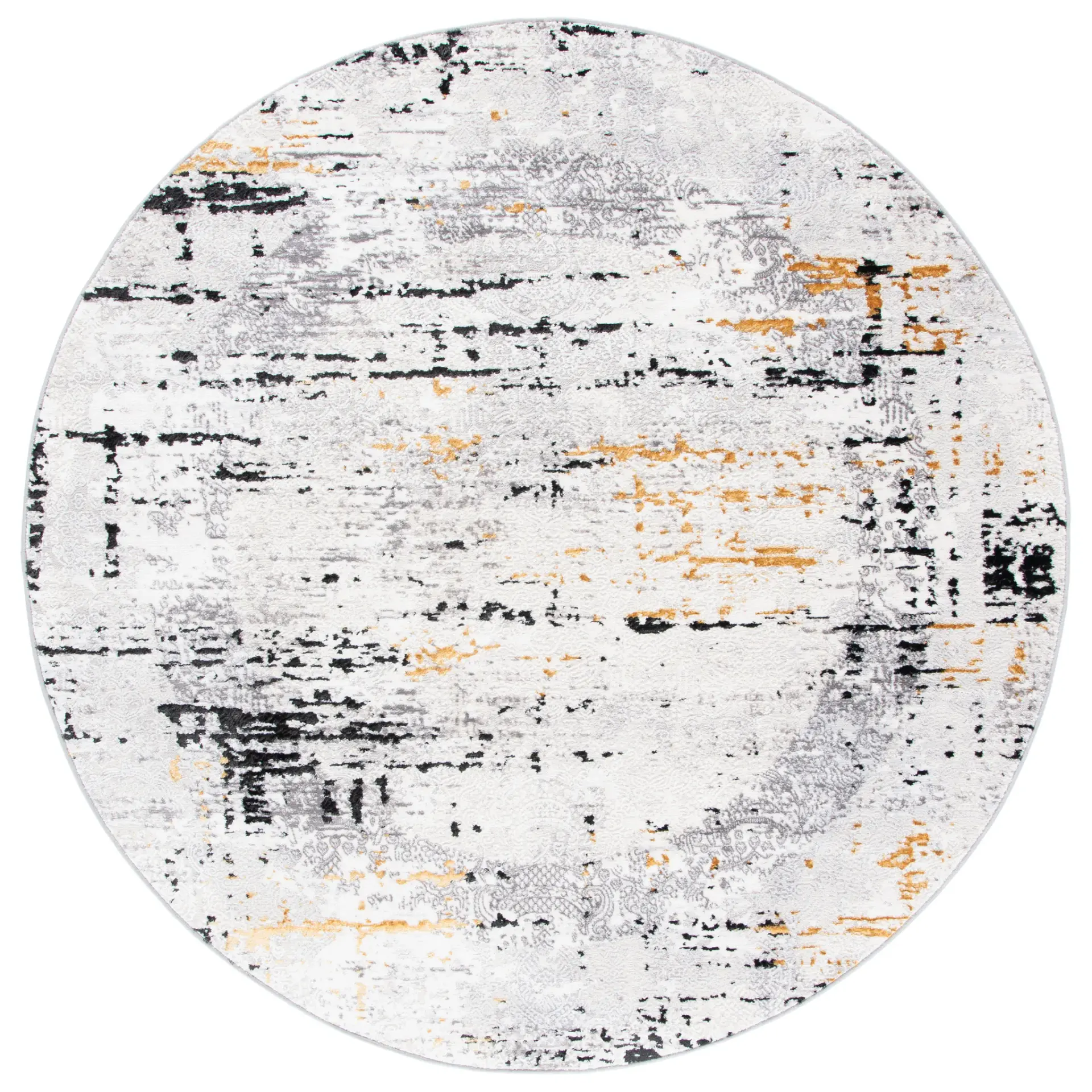 Amelia Distressed Border Rug