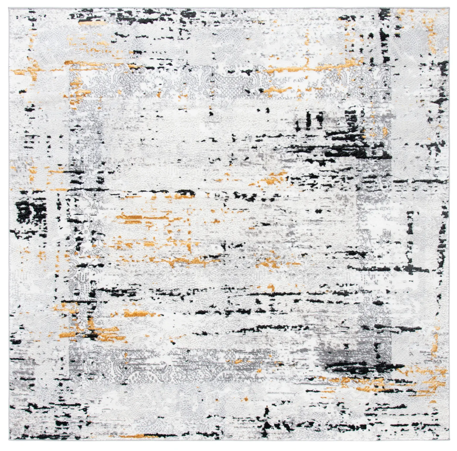 Amelia Distressed Border Rug