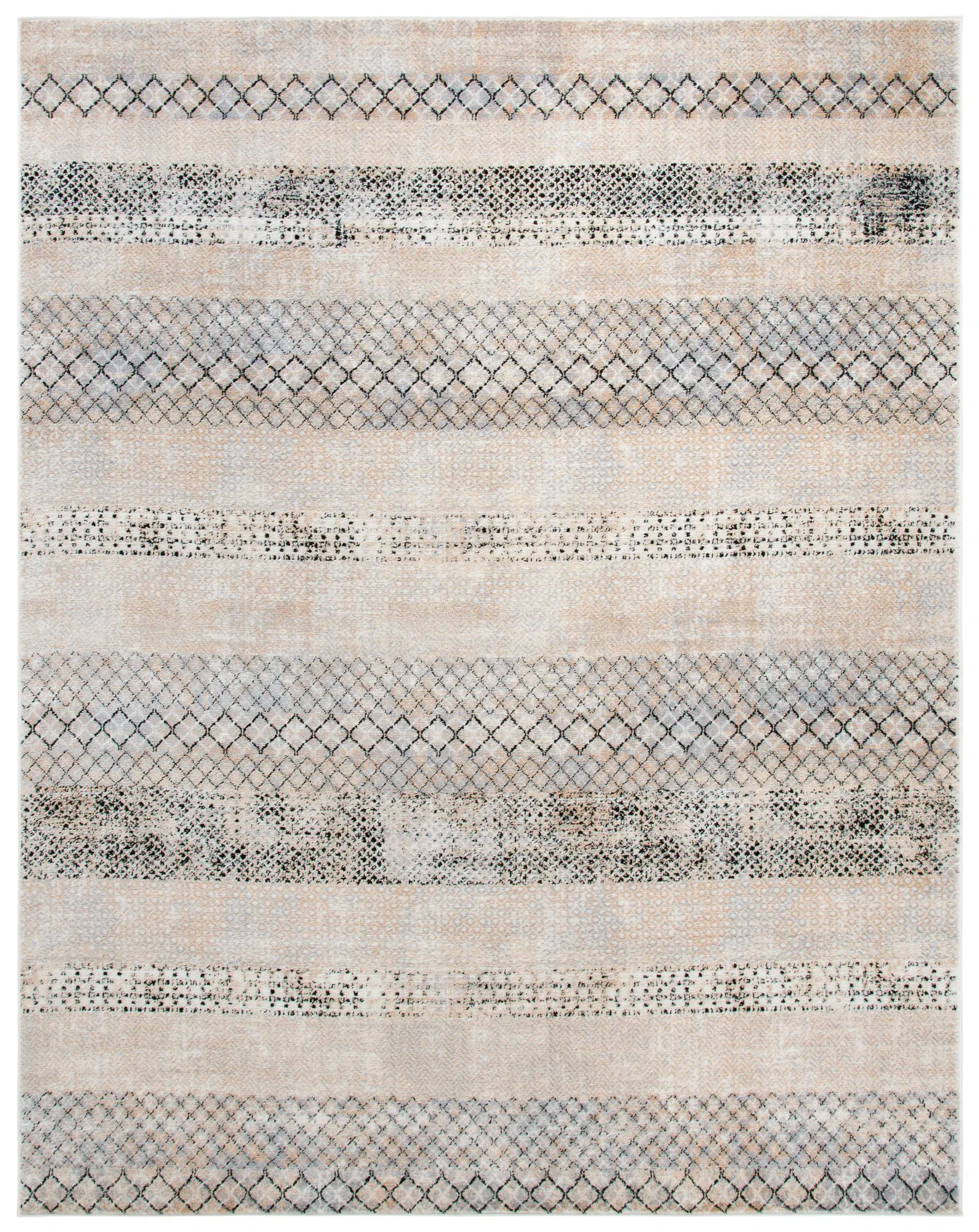 Amelia Distressed Stripe Rug