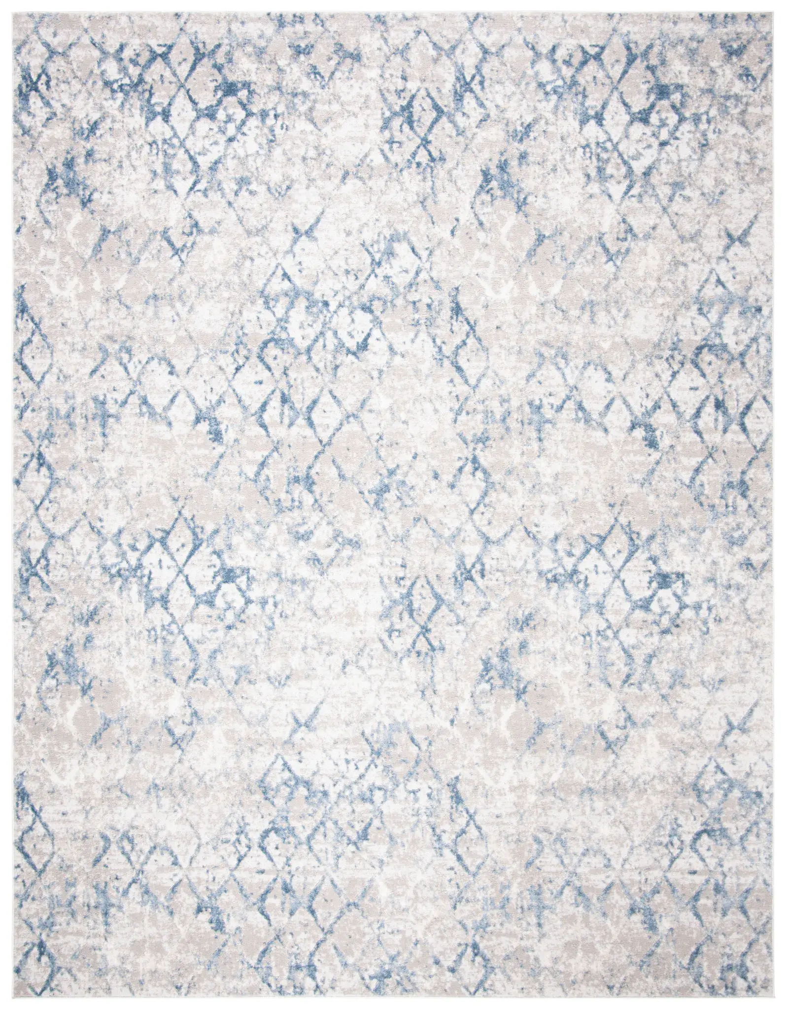 Amelia Distressed Lattice Rug