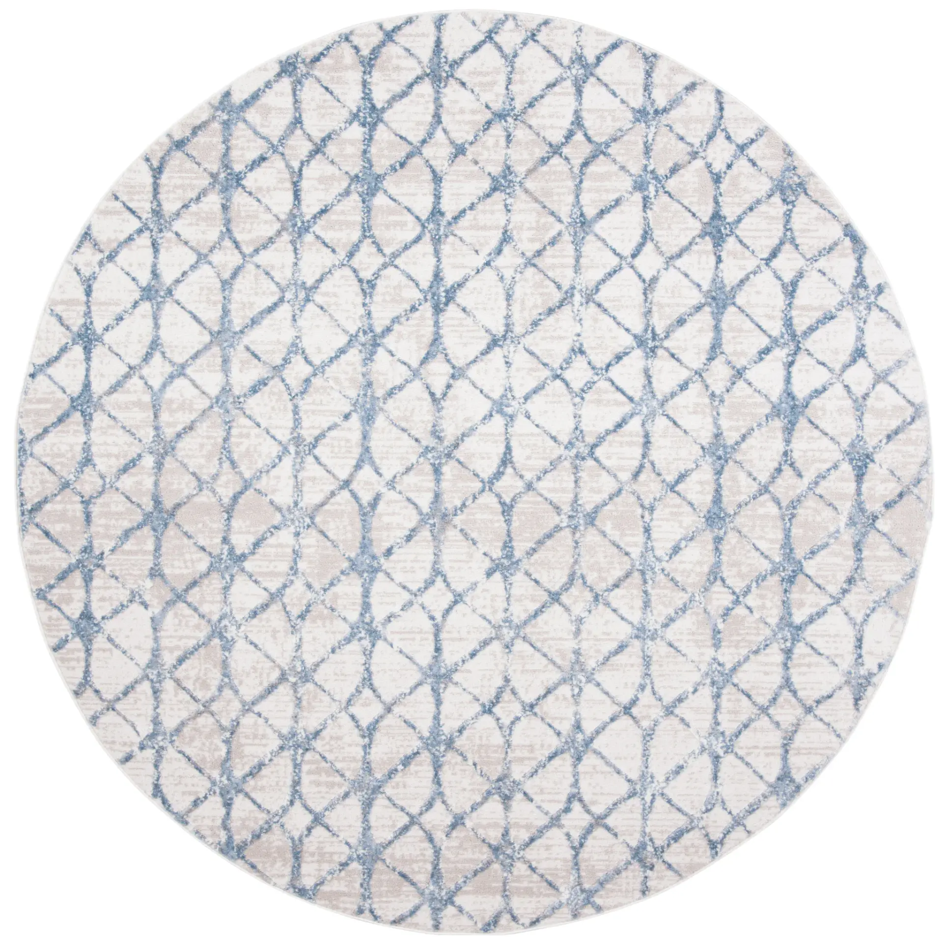 Amelia Wavy Lattice Rug