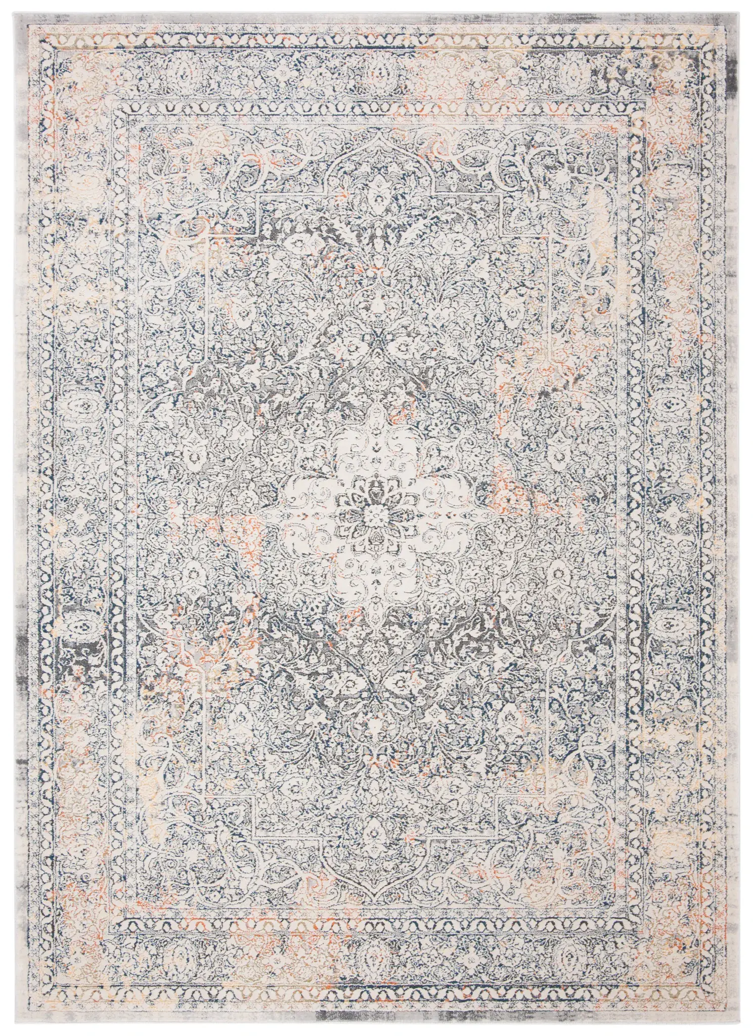 Alhambra Distressed Medallion Rug