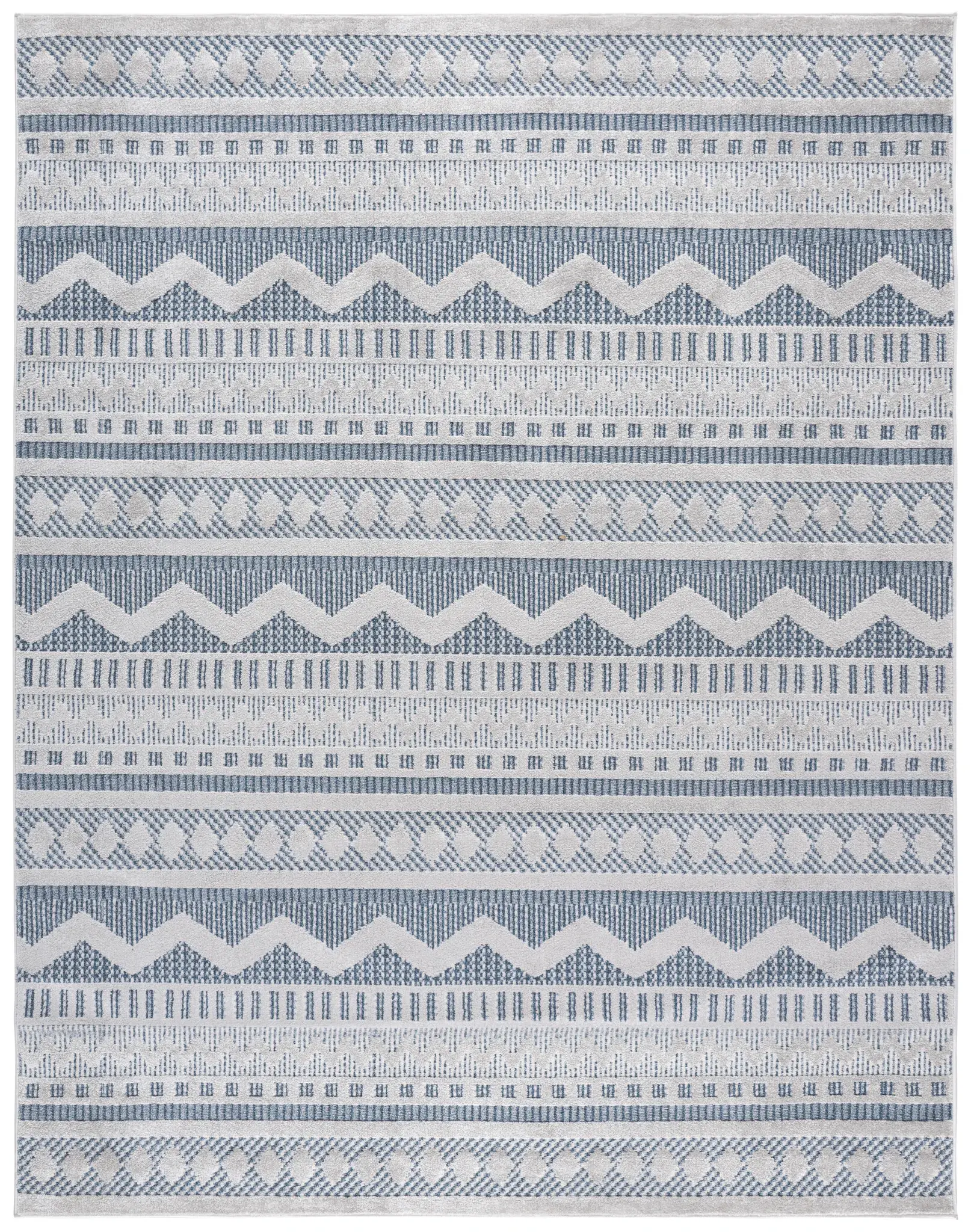 Alamo Chevron Banded Rug