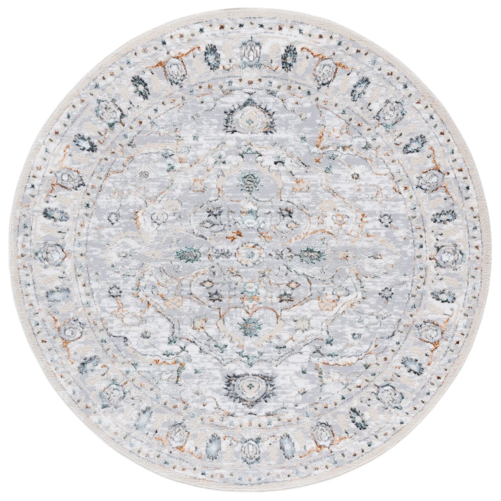 Alenia Distressed Medallion Rug