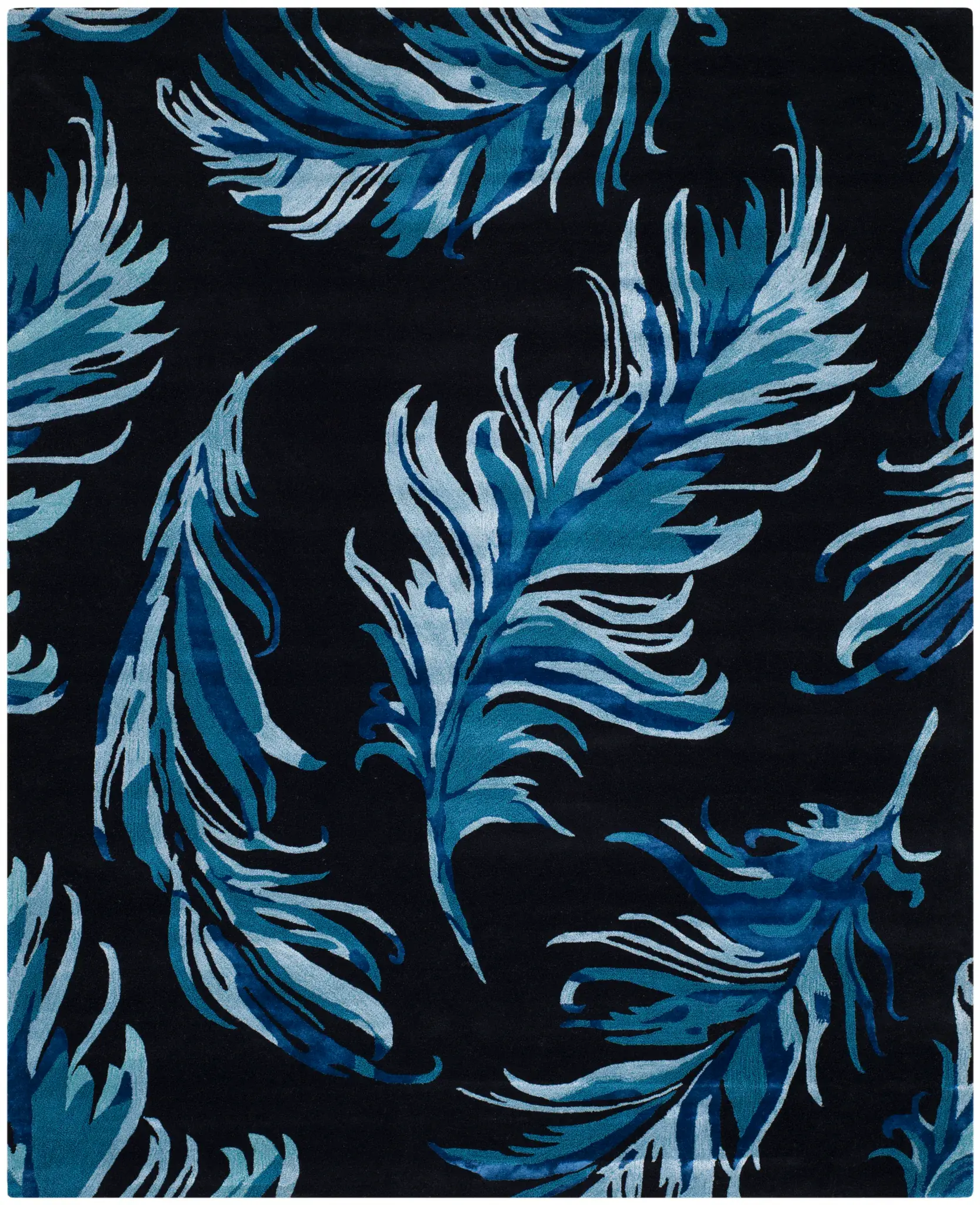 Allure Feather Hand-Tufted Wool Rug