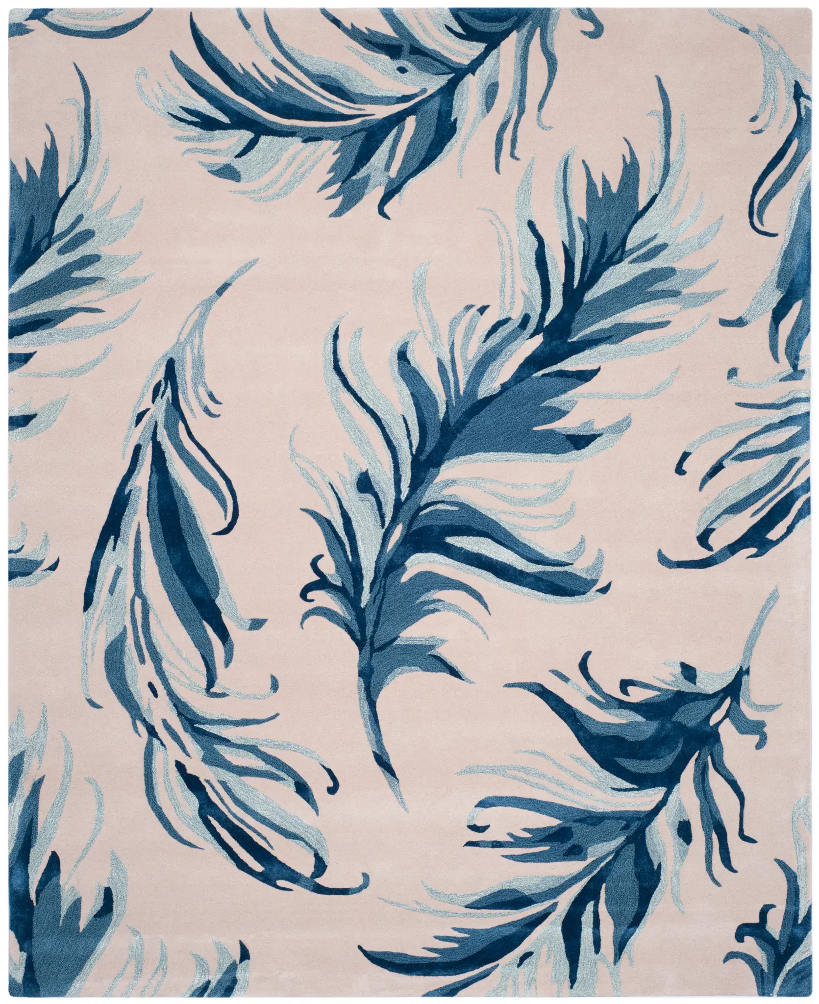 Allure Feather Hand-Tufted Wool Rug
