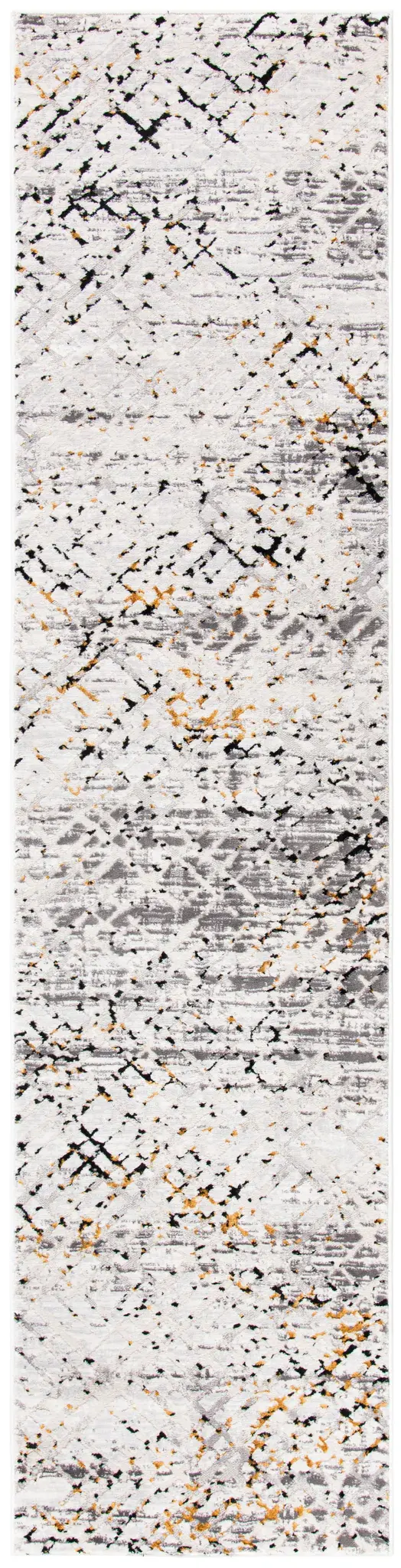 Amalfi Distressed Grid Rug