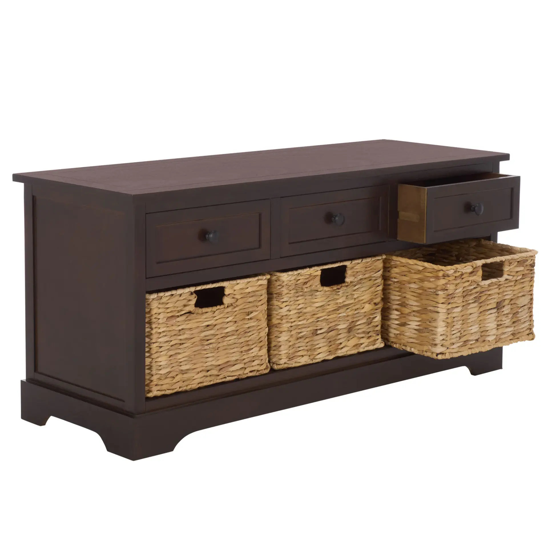 Damien Three-Drawer Storage Bench