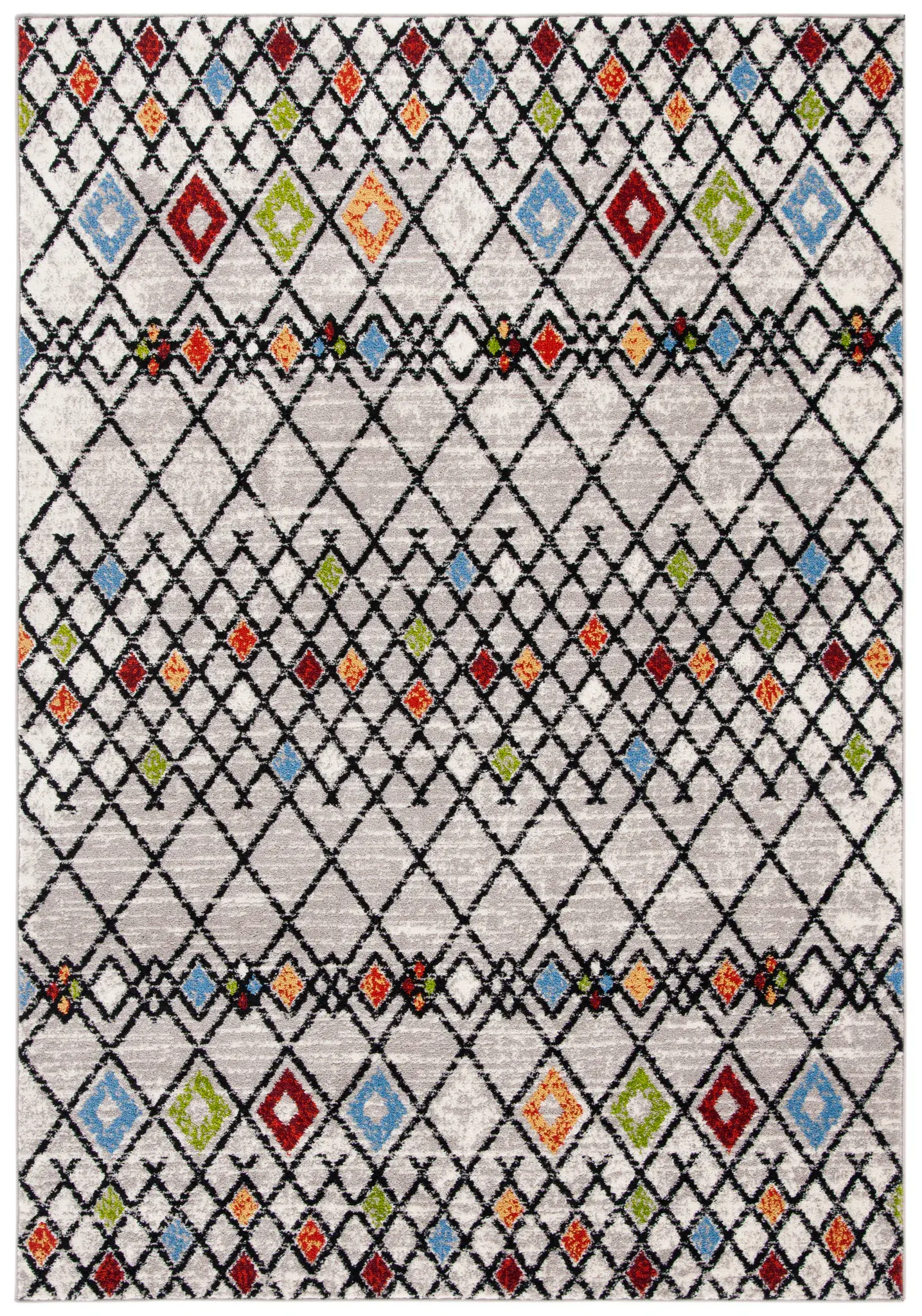 Amsterdam Banded Diamond Rug