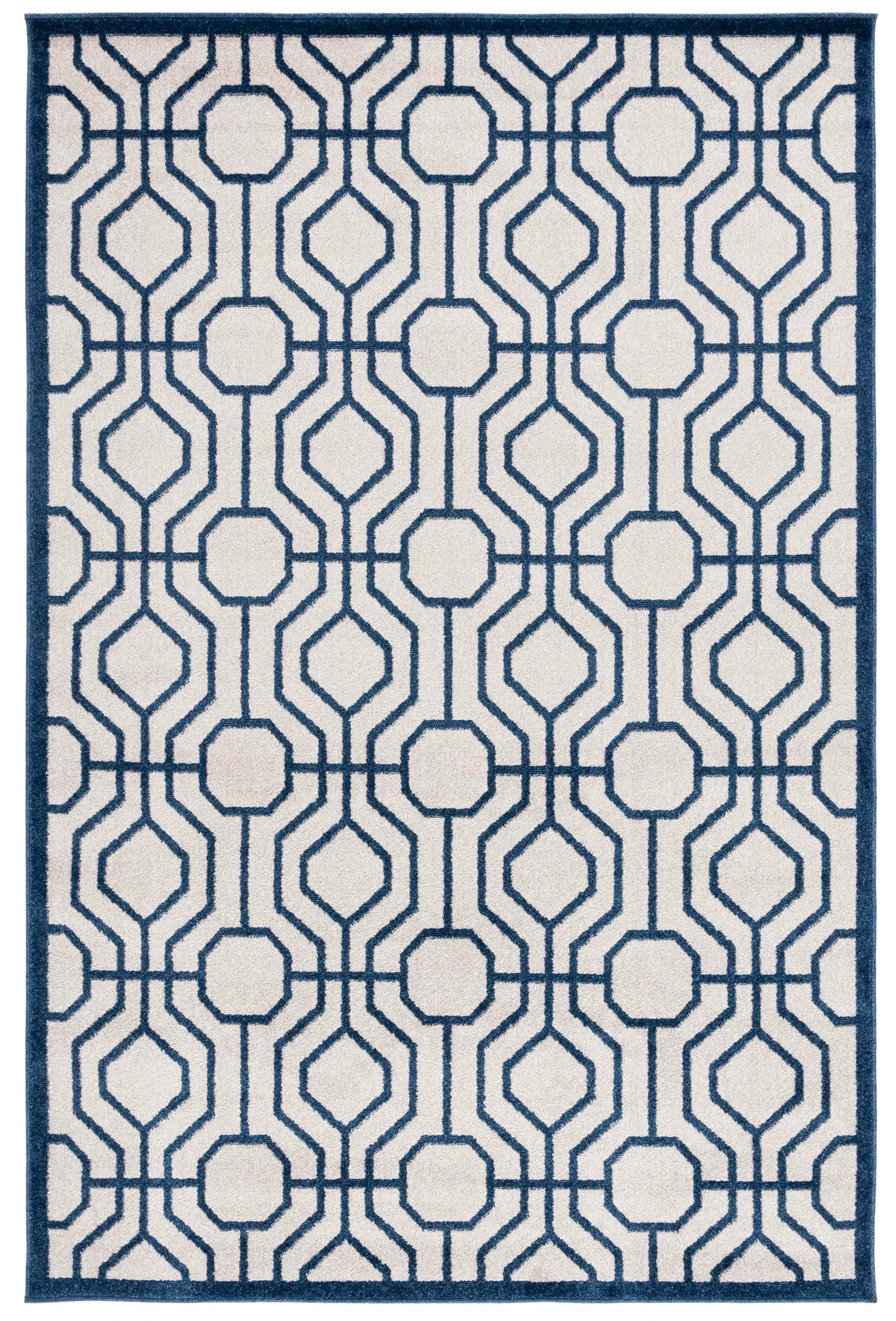 Amherst Interlocking Lattice Rug