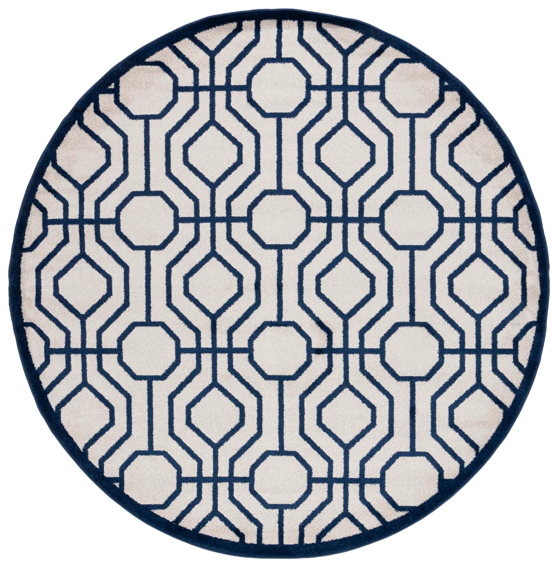 Amherst Interlocking Lattice Rug
