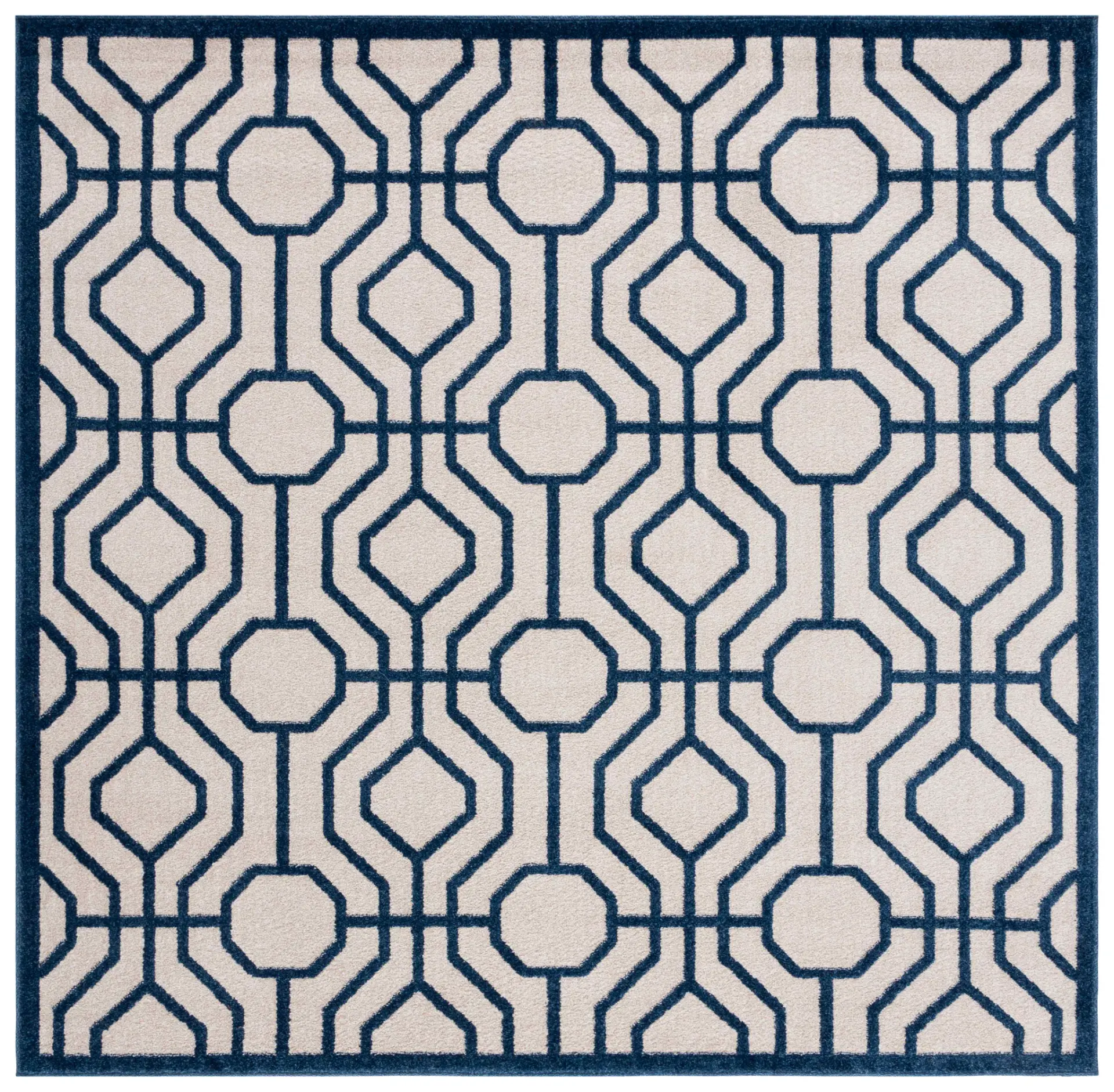 Amherst Interlocking Lattice Rug
