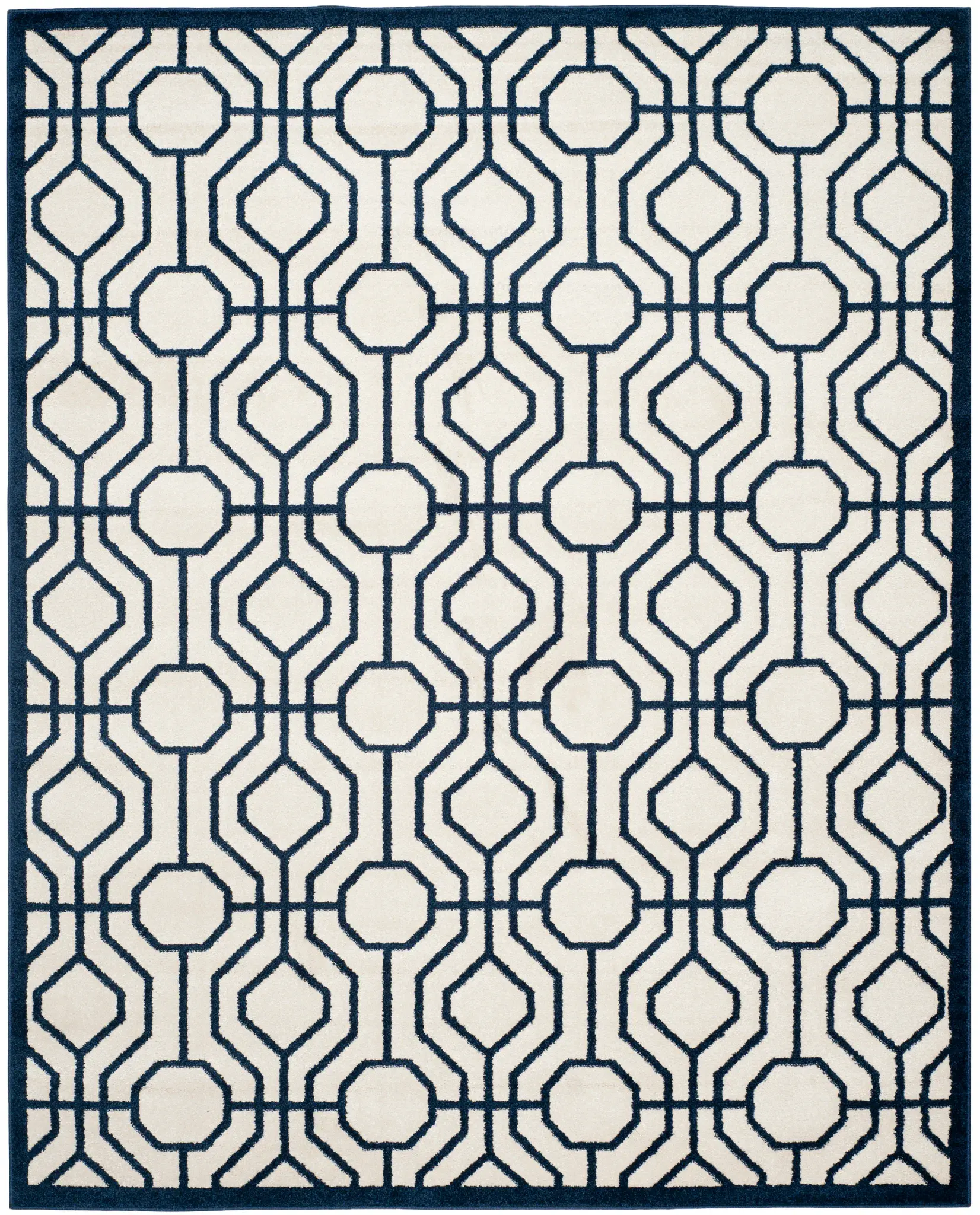 Amherst Interlocking Lattice Rug